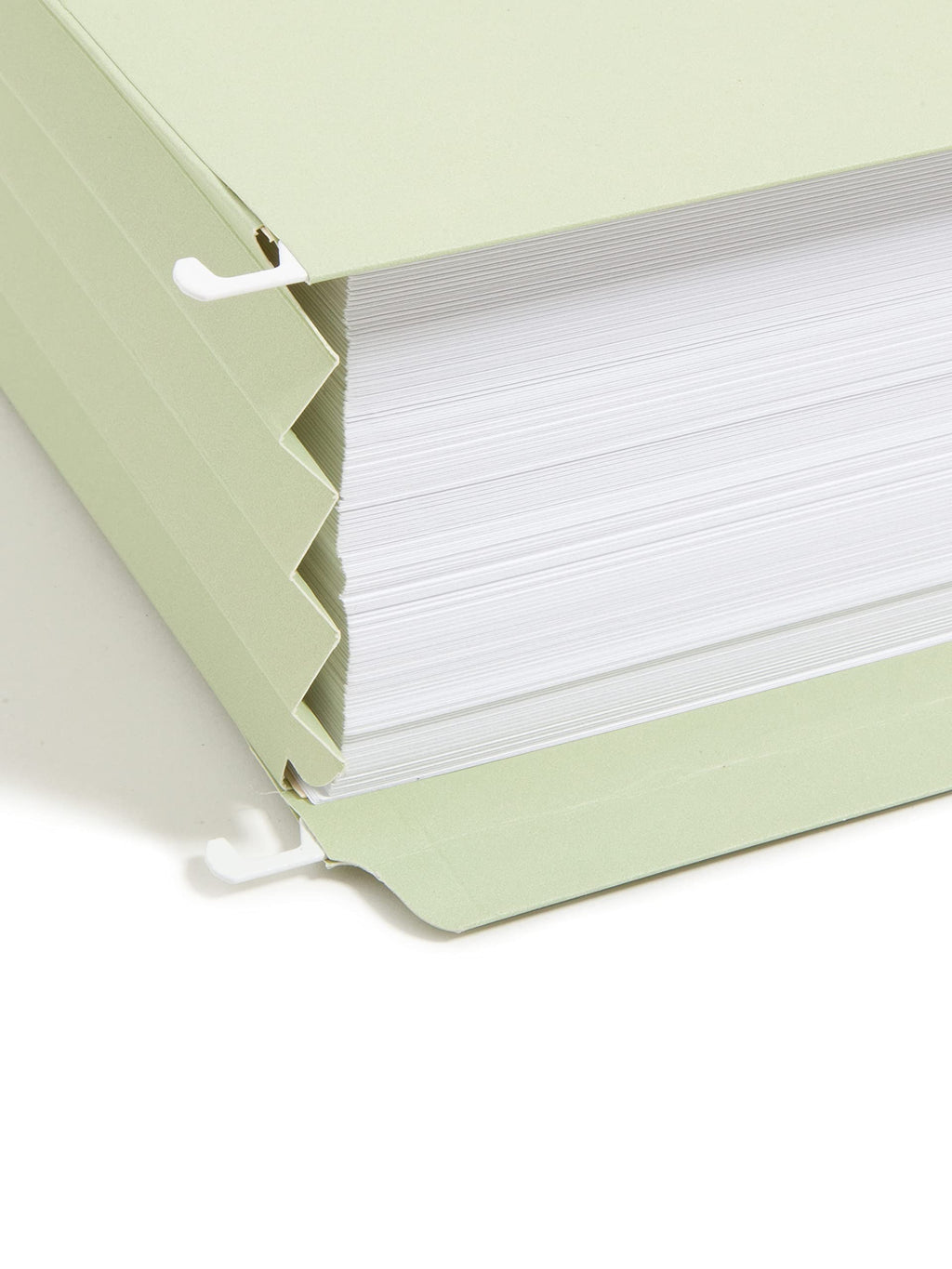Smead FasTab Hanging Pocket with Full-Height Gusset, 3-1/2" Expansion, 1/3-Cut Built-in Tab, Legal Size, Moss, 9 per Box (64322) - Image 5