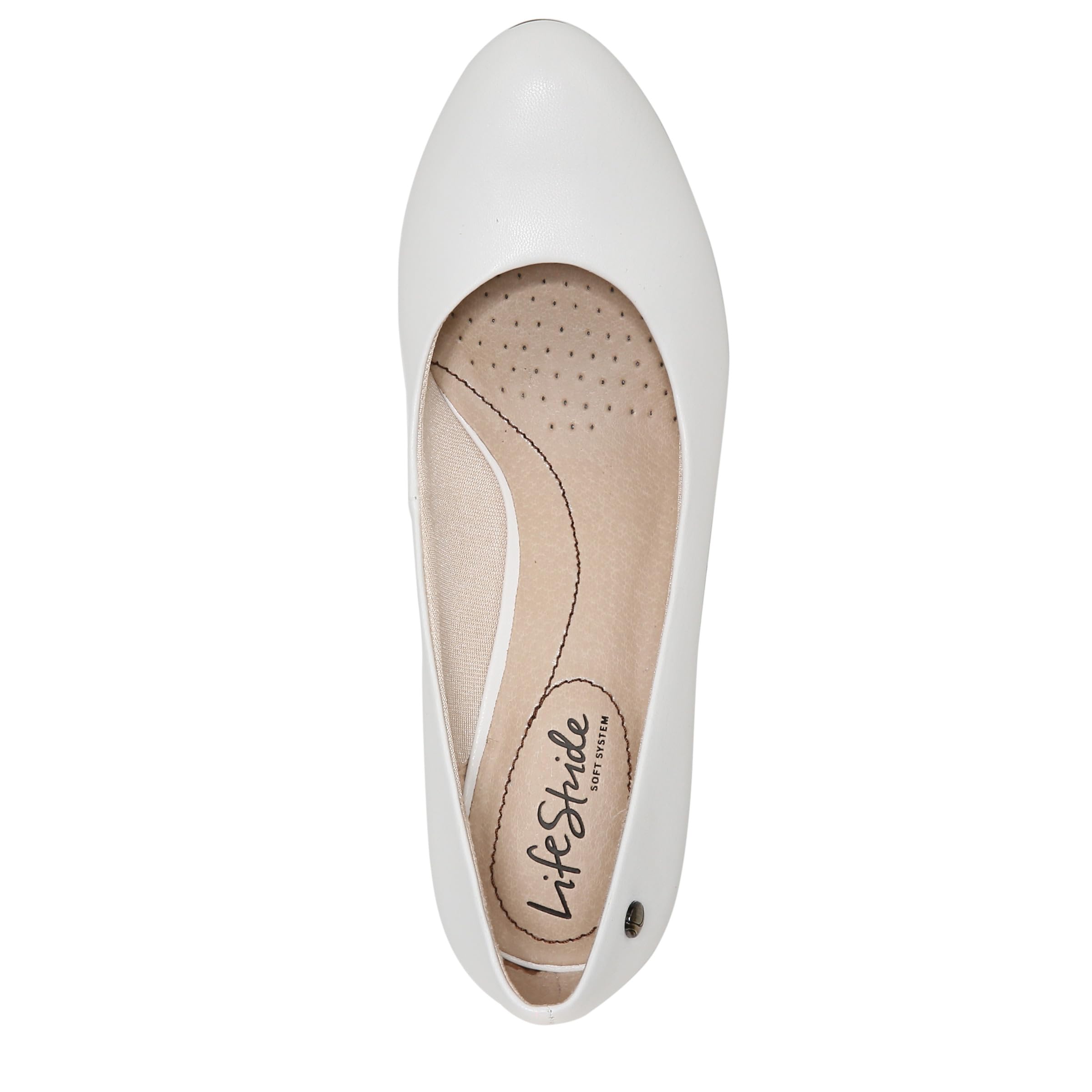 LifeStride Womens Parigi Pumps White 7.5 M - Image 5