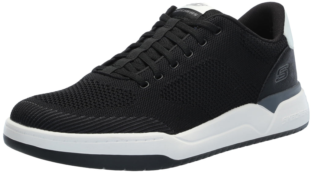 Skechers USA Men's Men's Corliss-Dorset Sneaker, Black, 12 - Image 1