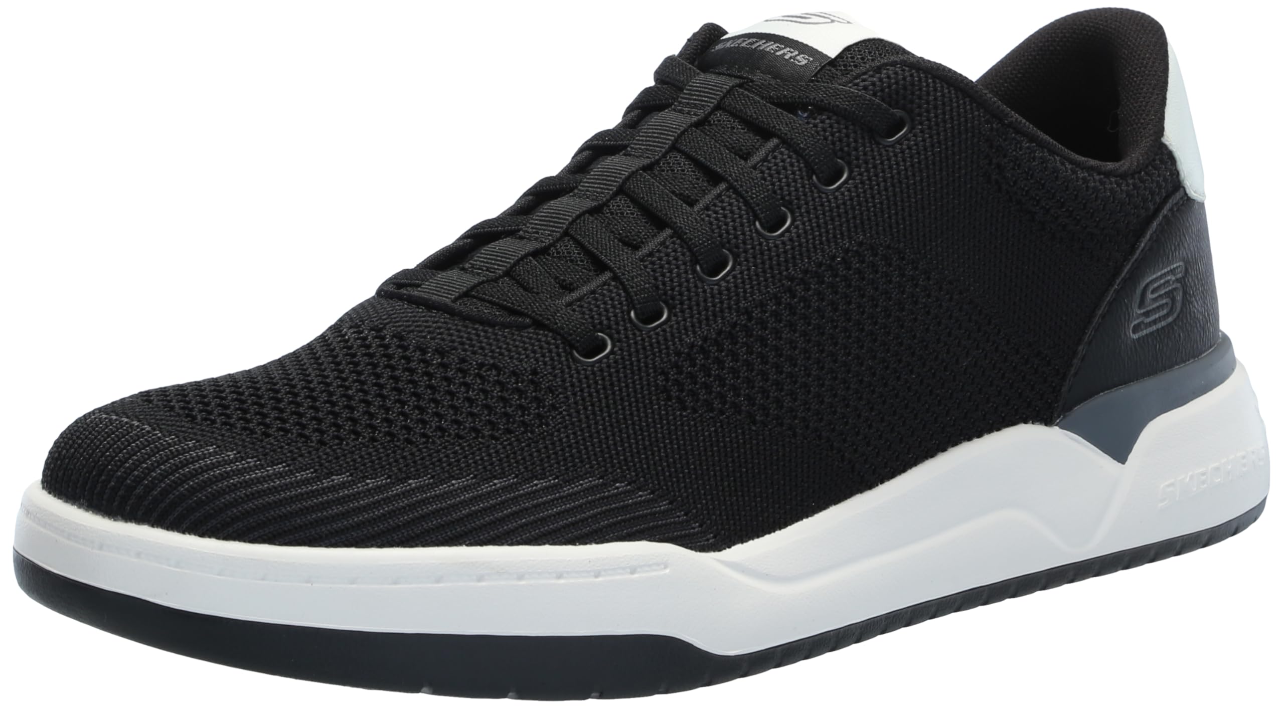 Skechers USA Men's Men's Corliss-Dorset Sneaker, Black, 12 - Image 1