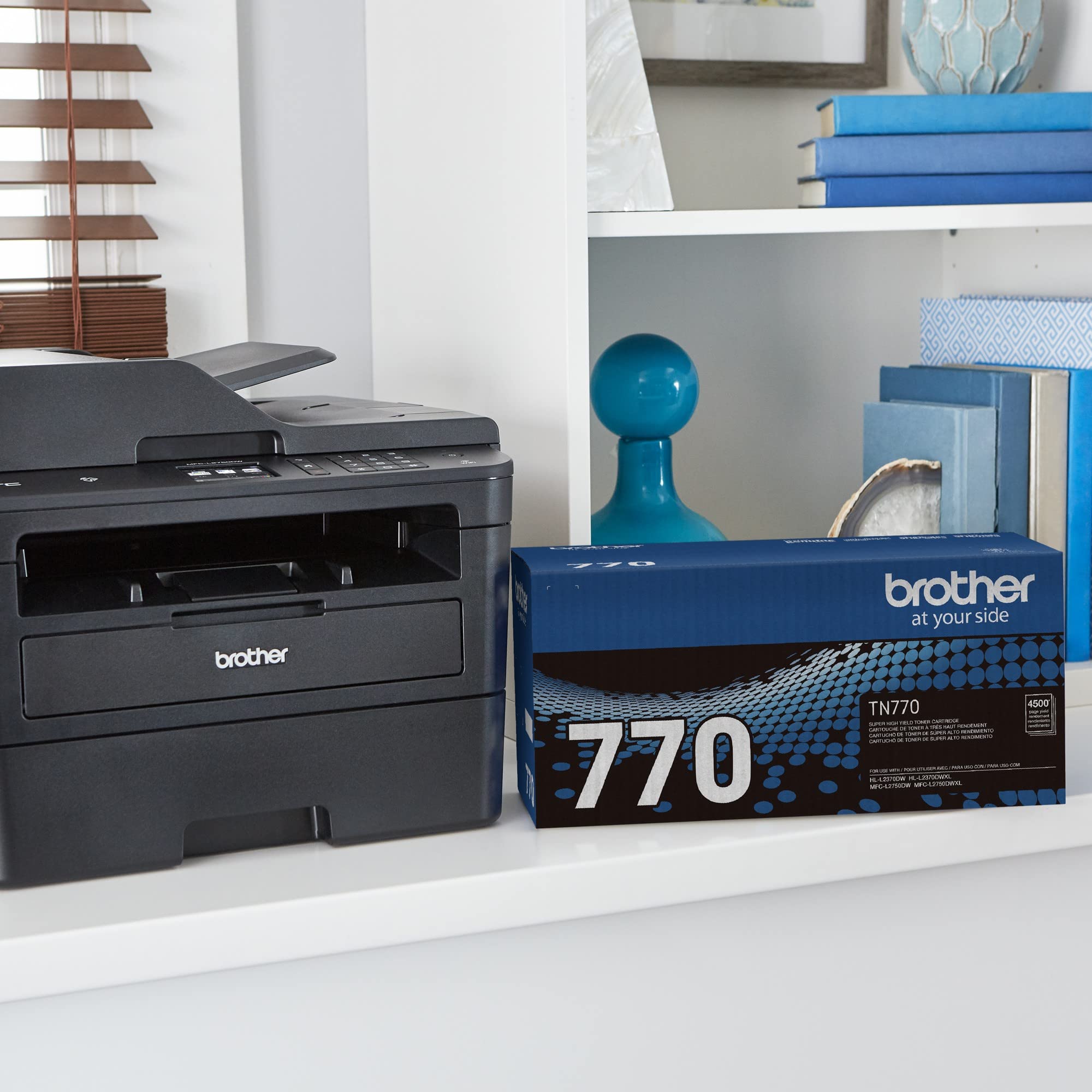 Brother TN-770 HL-L2370DW L2370DWXL MFC-L2750DW L2750DWXL Toner Cartridge (Black) in Retail Packaging - Image 2