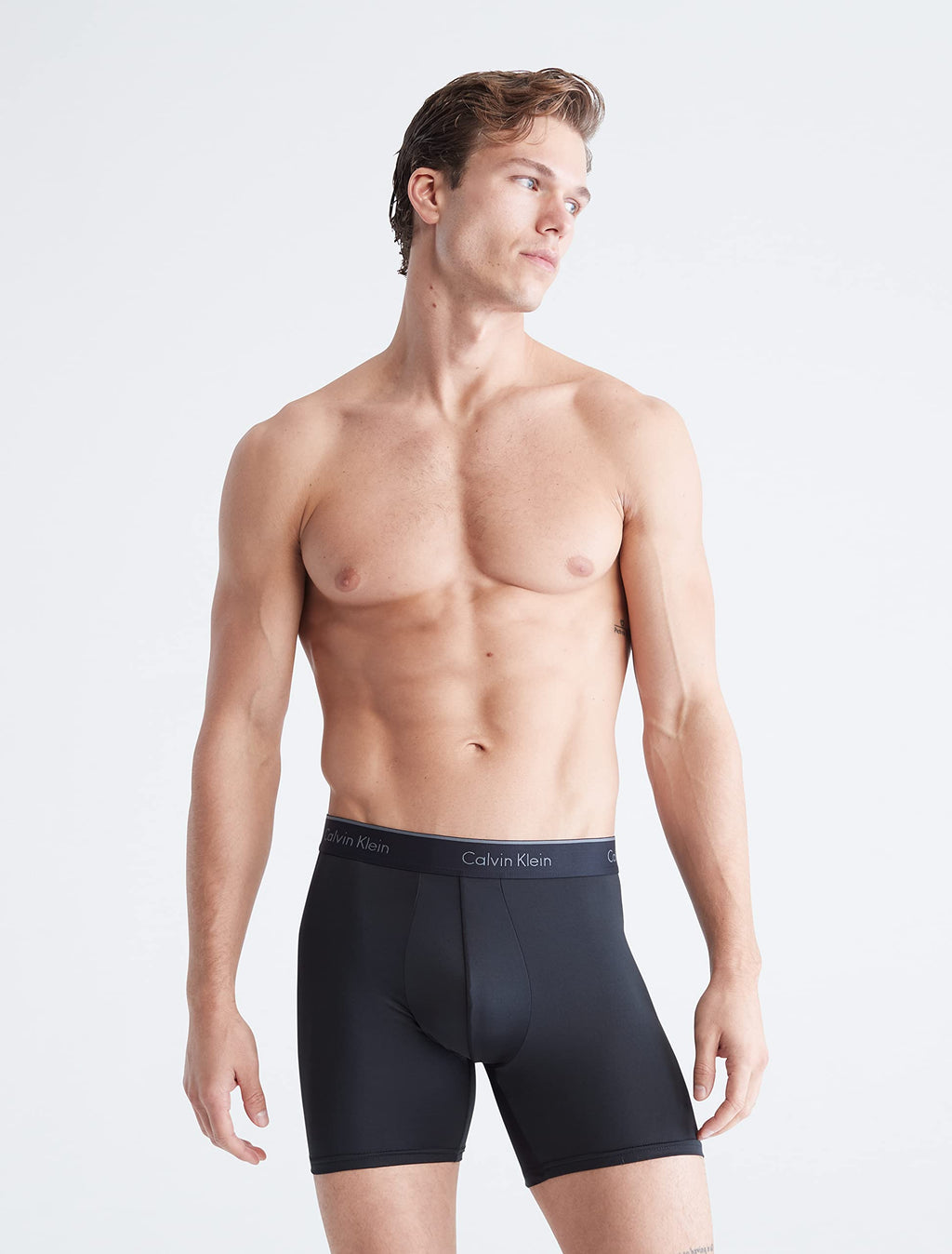 Calvin Klein Men's Micro Stretch 7-pack Boxer Brief, 2 Black, 2 Blue Shadow, 2 Medium Grey, 1 Cobalt Water, X-Large - Image 3