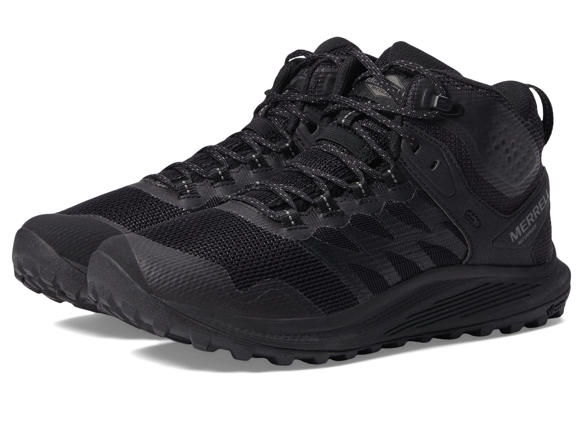 Merrell Men's Nova 3 Tactical Mid Waterproof Military Boot, Black/Charcoal, 7.5 - Image 1