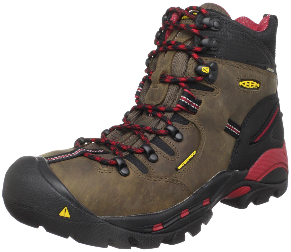 KEEN Utility Men's Pittsburgh 6" Leather Waterproof Steel Toe Work Boots - Image 1