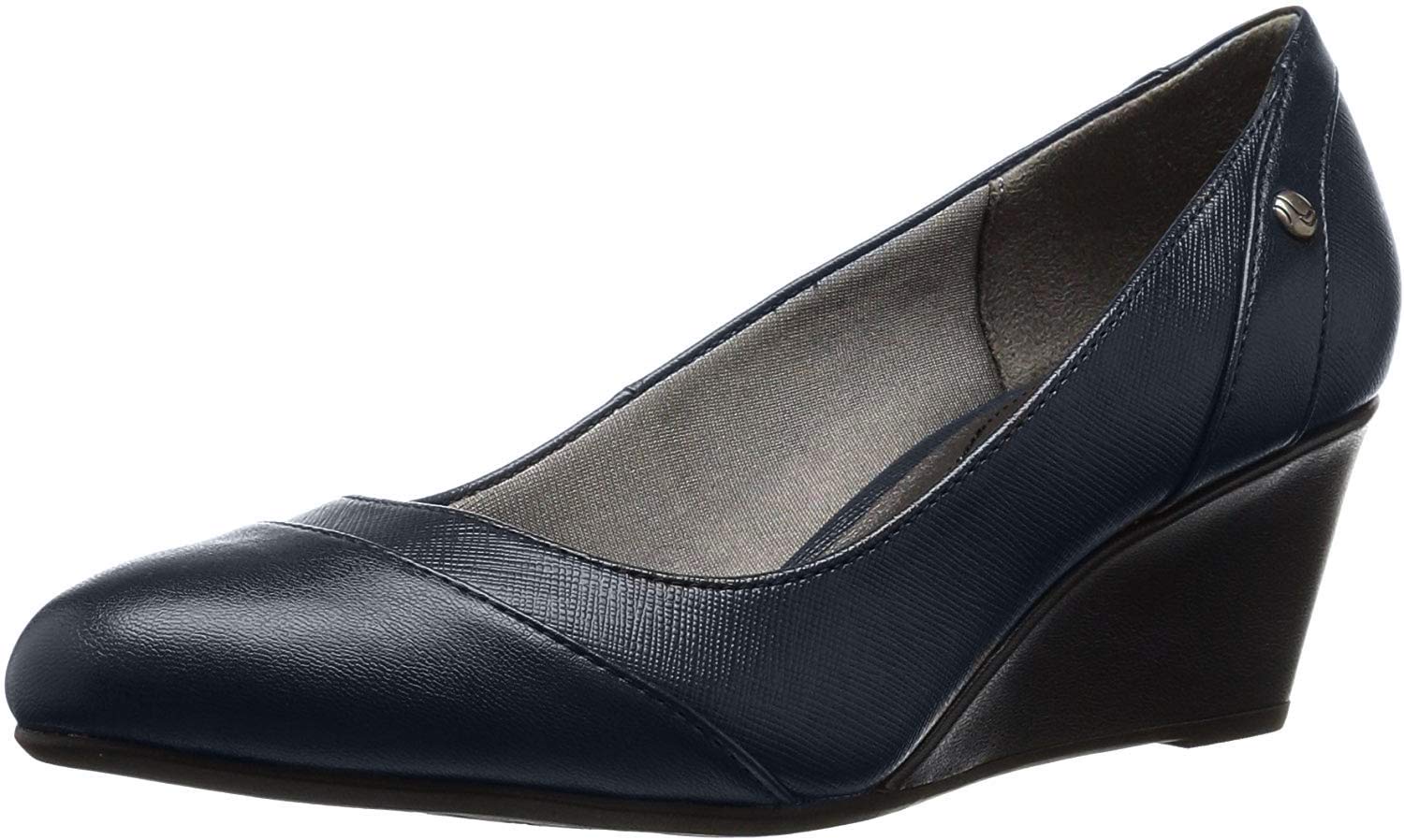 LifeStride Women's Dreams Wedge Pump, Classic Navy, 7 W US - Image 1