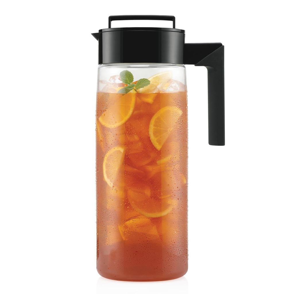 Takeya Patented and Airtight Pitcher Made in the USA, BPA Free, 2 qt, Black - Image 1