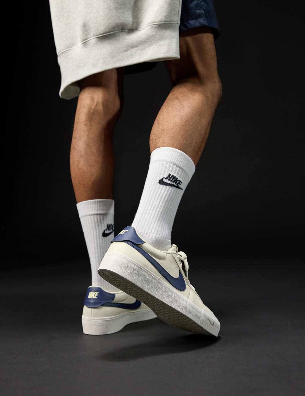 Nike Men's Court Shot Sneaker, Coconut Milk/Midnight Navy/Sail, 10.5 - Image 6