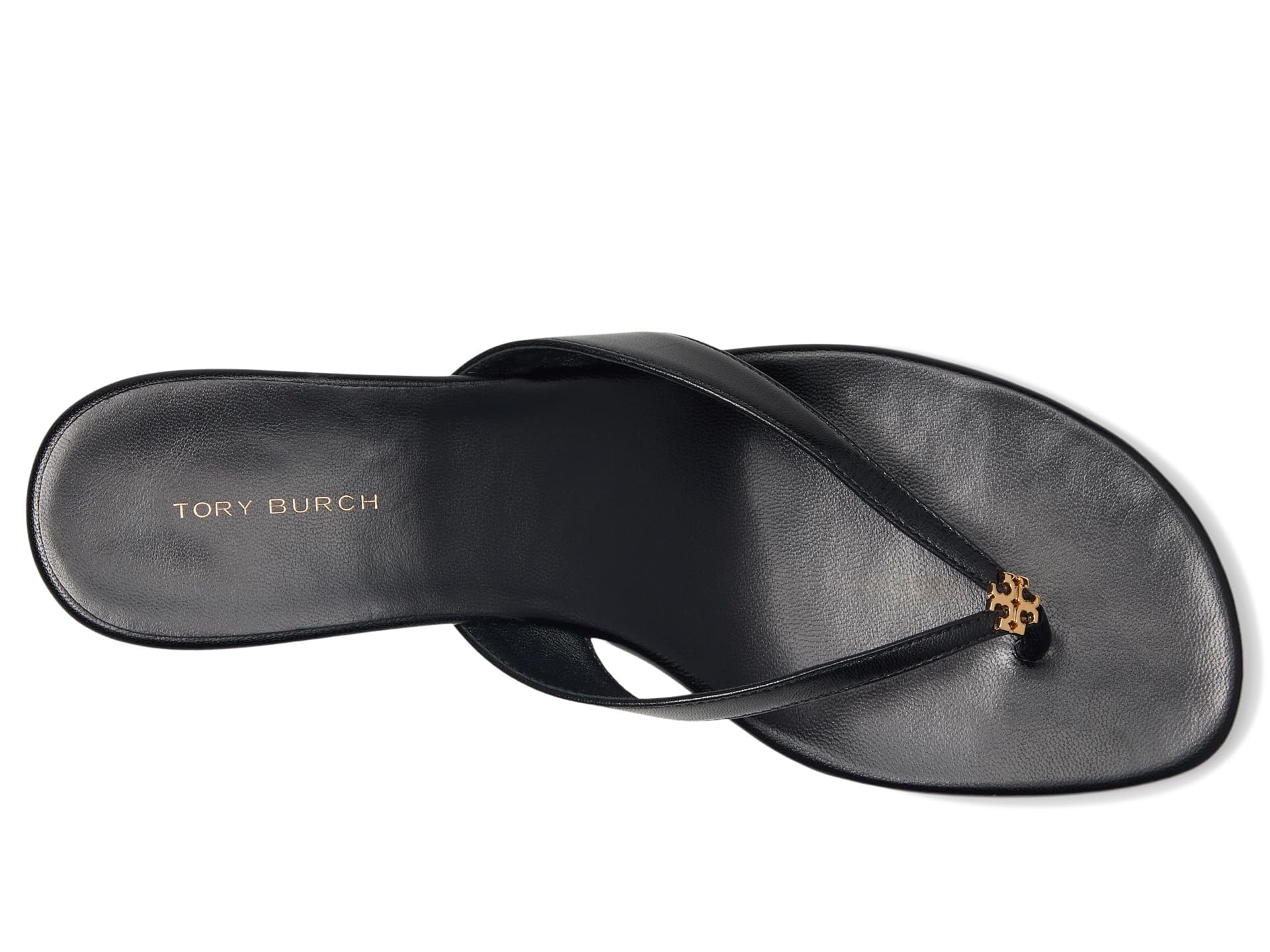 Tory Burch Women's Capri Low Heel Sandal 35mm Heeled, Perfect Black/Gold, 9.5 - Image 2