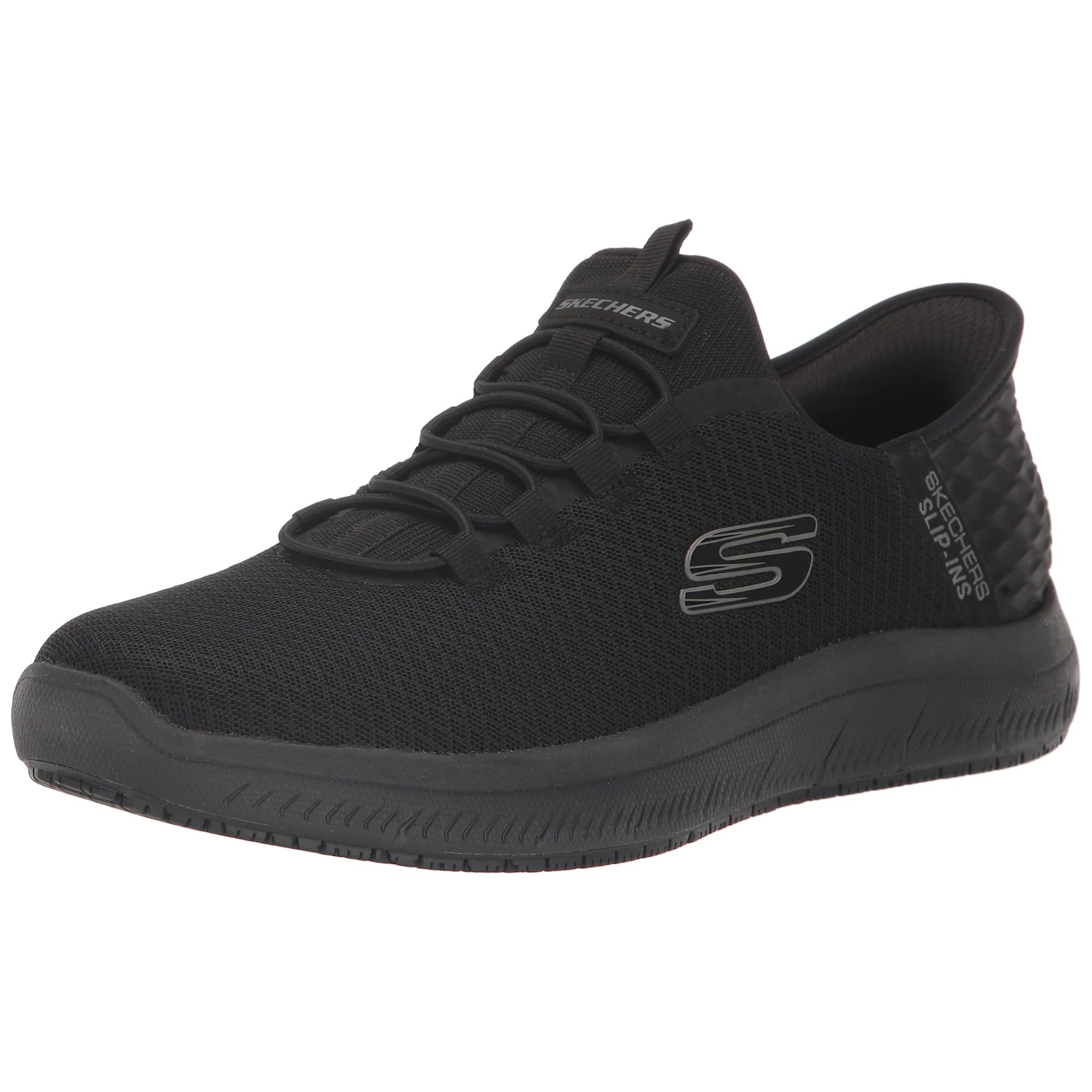 Skechers Men's Summits Colsin Sr Hands Free Slip -Ins, BBK, 12 - Image 1
