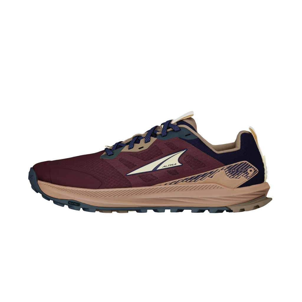ALTRA Men's Lone Peak 9 Trail Running Shoe, Maroon, 12