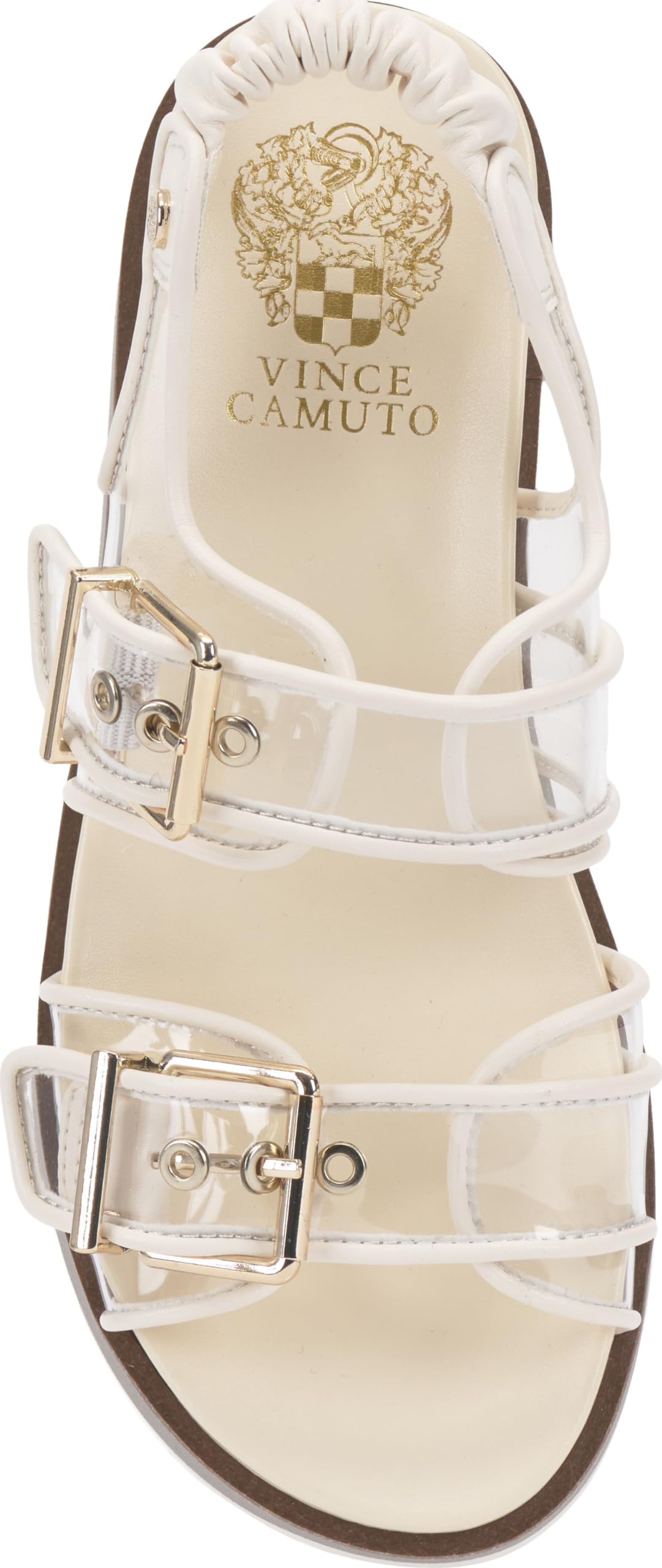 Vince Camuto Women's ANIVAY Sandal-Platform, Clear Coconut, 8 - Image 5