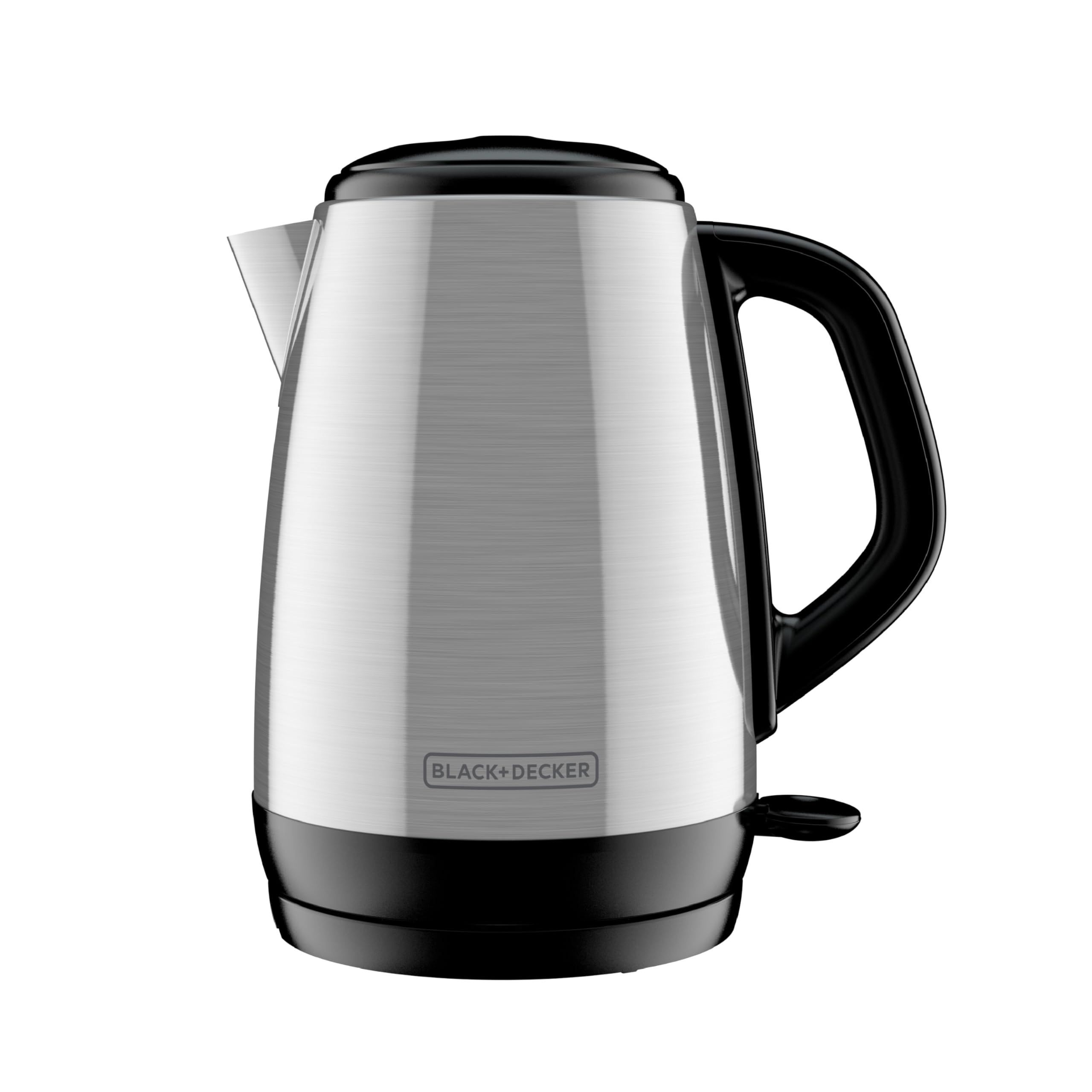 BLACK+DECKER 1.7L Cordless Electric Kettle, KE1700SD, Rapid Boil, Auto Shutoff, Stainless Steel - Image 1