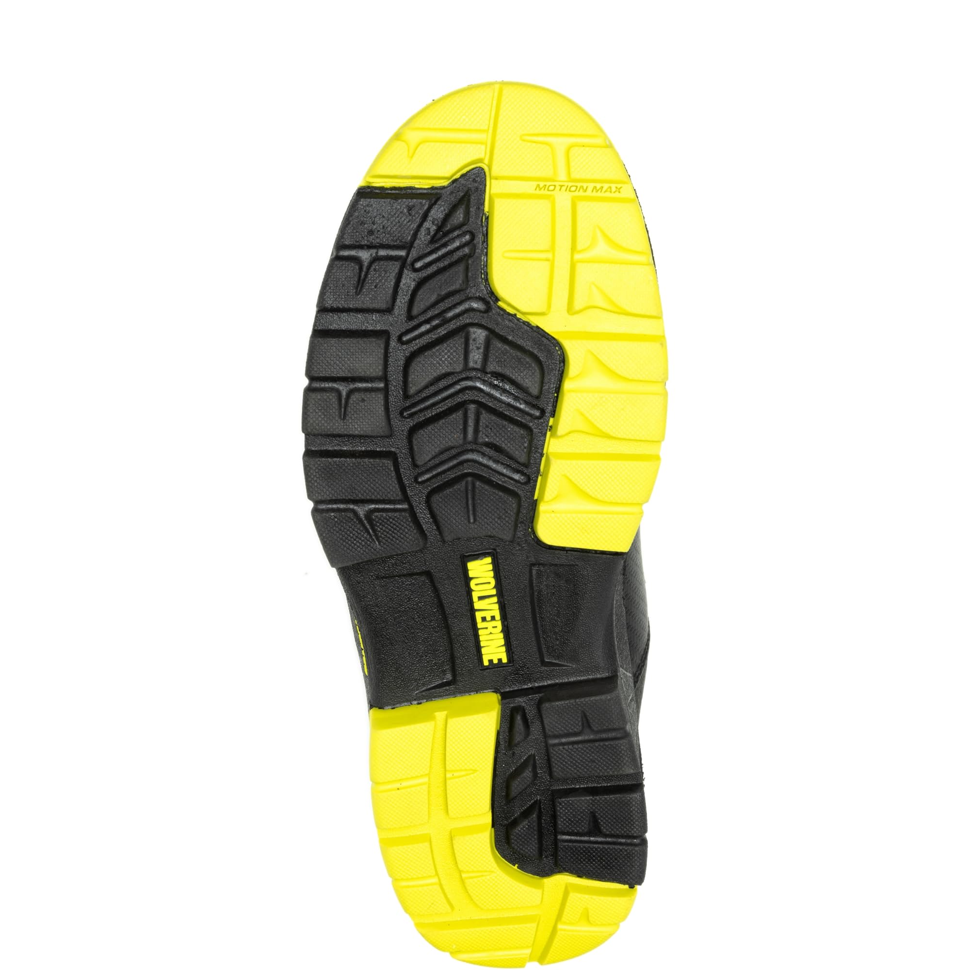 Wolverine Men's Overpass 6" Mid Composite Toe Waterproof Work Boot Construction, Black/Lime, 13 X-Wide - Image 9