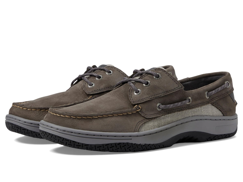 Sperry Mens Shoes Men's Billfish 3-Eye Boat Shoe, Grey Nubuck, 8.5 - Image 1