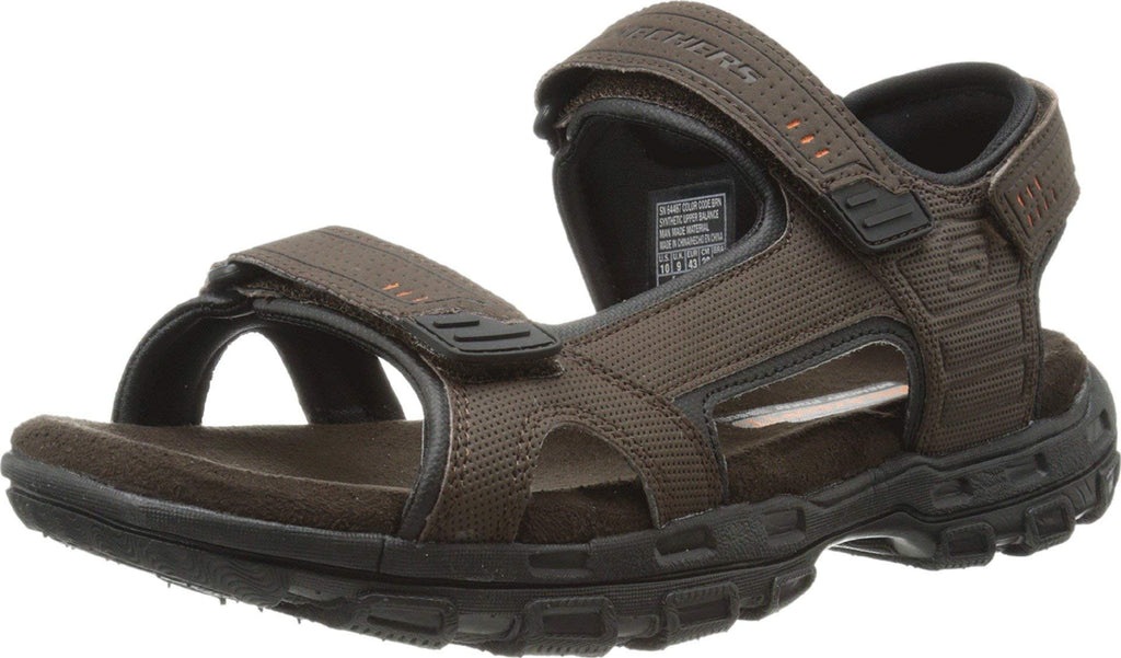 Skechers mens Louden sandals, Brown, 12 US - Image 1