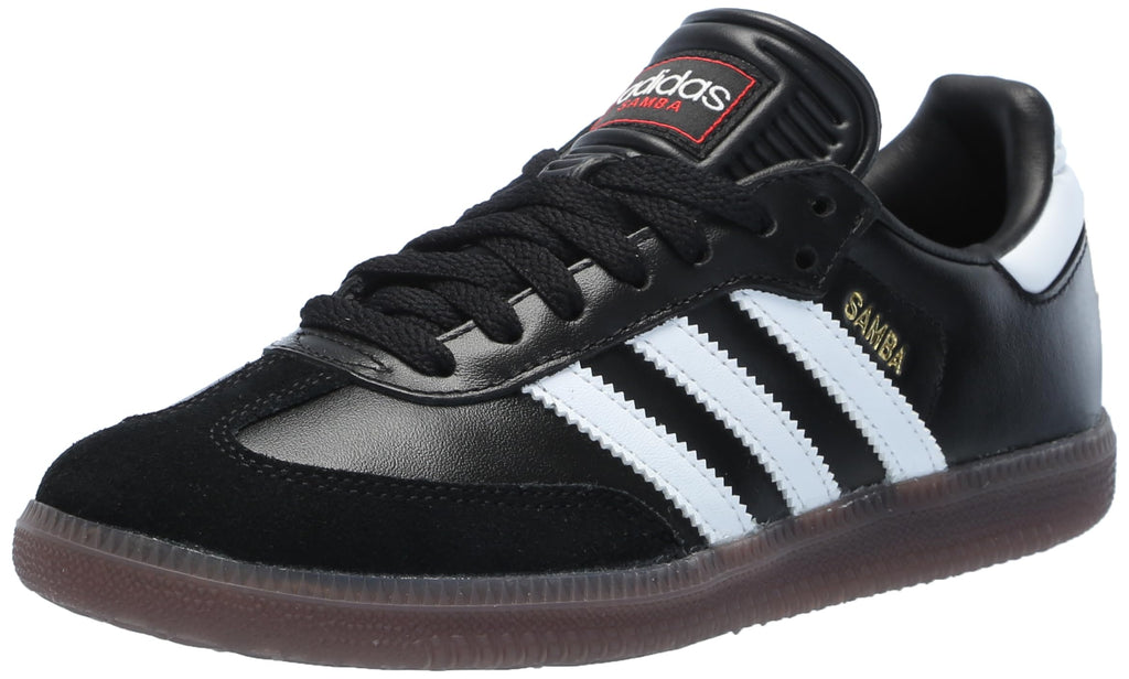 adidas Unisex-Adult Samba Indoor, Black/White/Vivid Red, 10