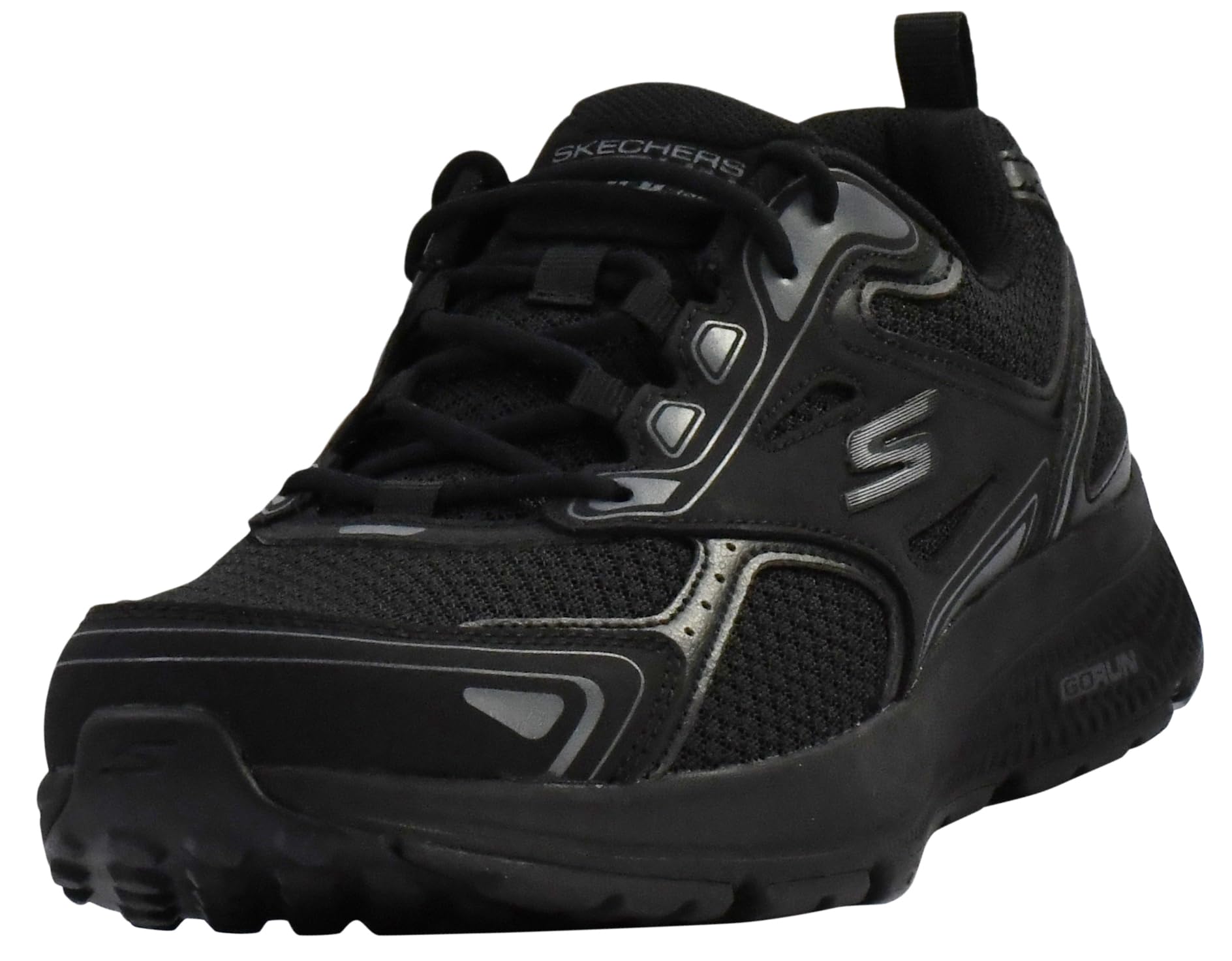 Skechers Men's Go Run Consistent Sneaker, Black/Charcoal, 11.5 X-Wide - Image 1