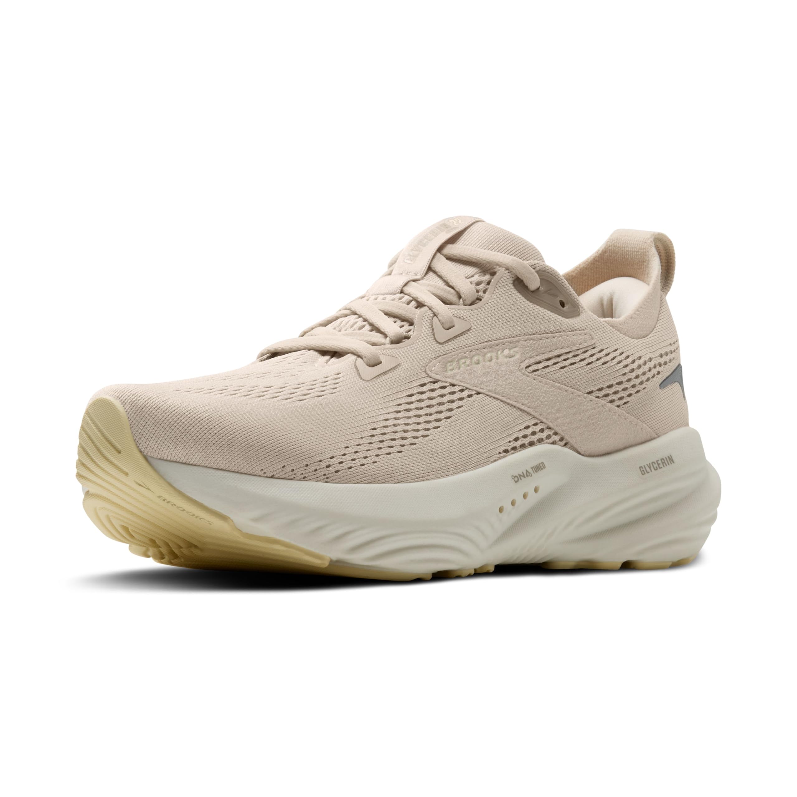 Brooks Women’s Glycerin 22 Neutral Running Shoe - Almond Peach/London-Fog/Almond - 9.5 Medium - Image 1