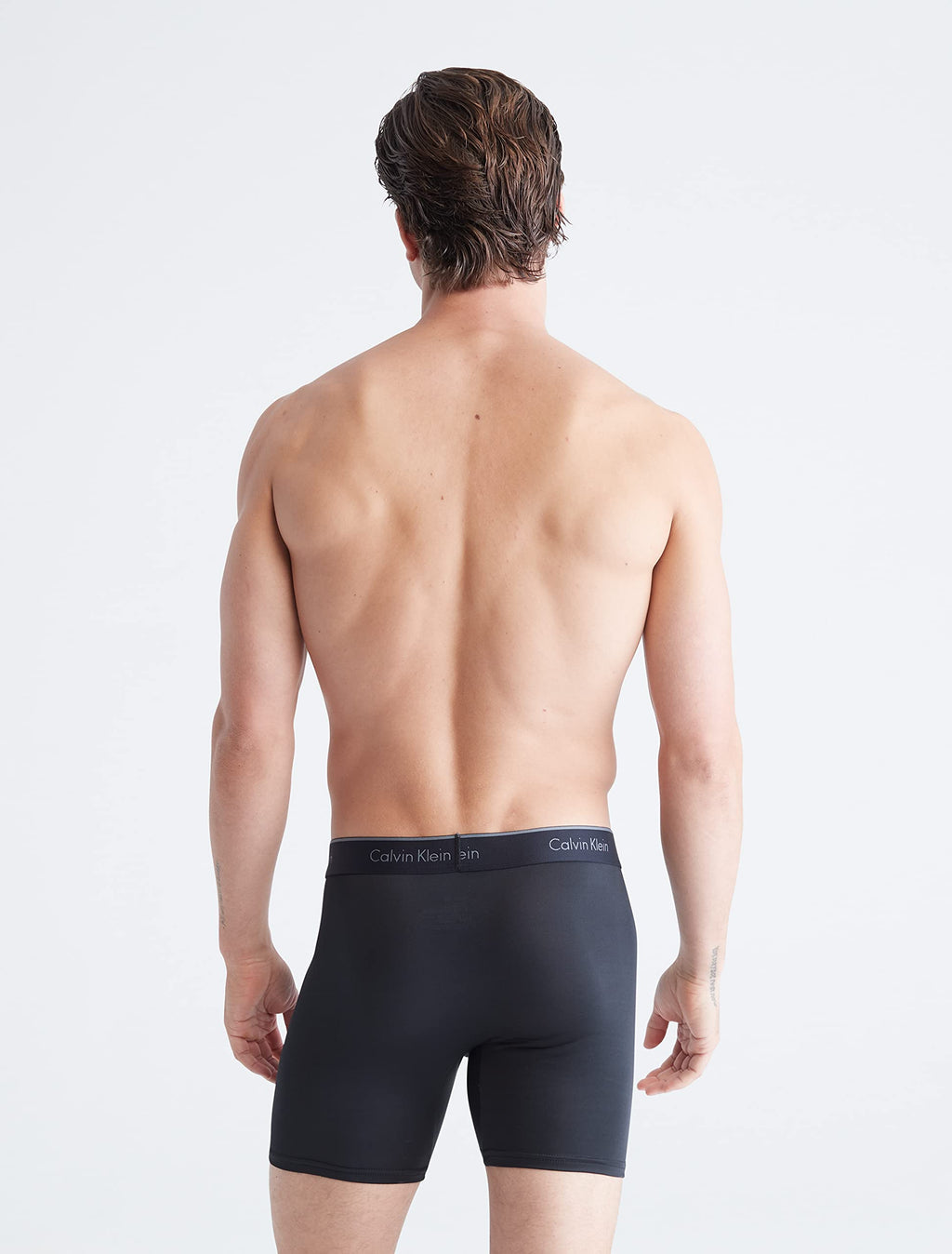 Calvin Klein Men's Micro Stretch 7-pack Boxer Brief, 2 Black, 2 Blue Shadow, 2 Medium Grey, 1 Cobalt Water, X-Large - Image 4