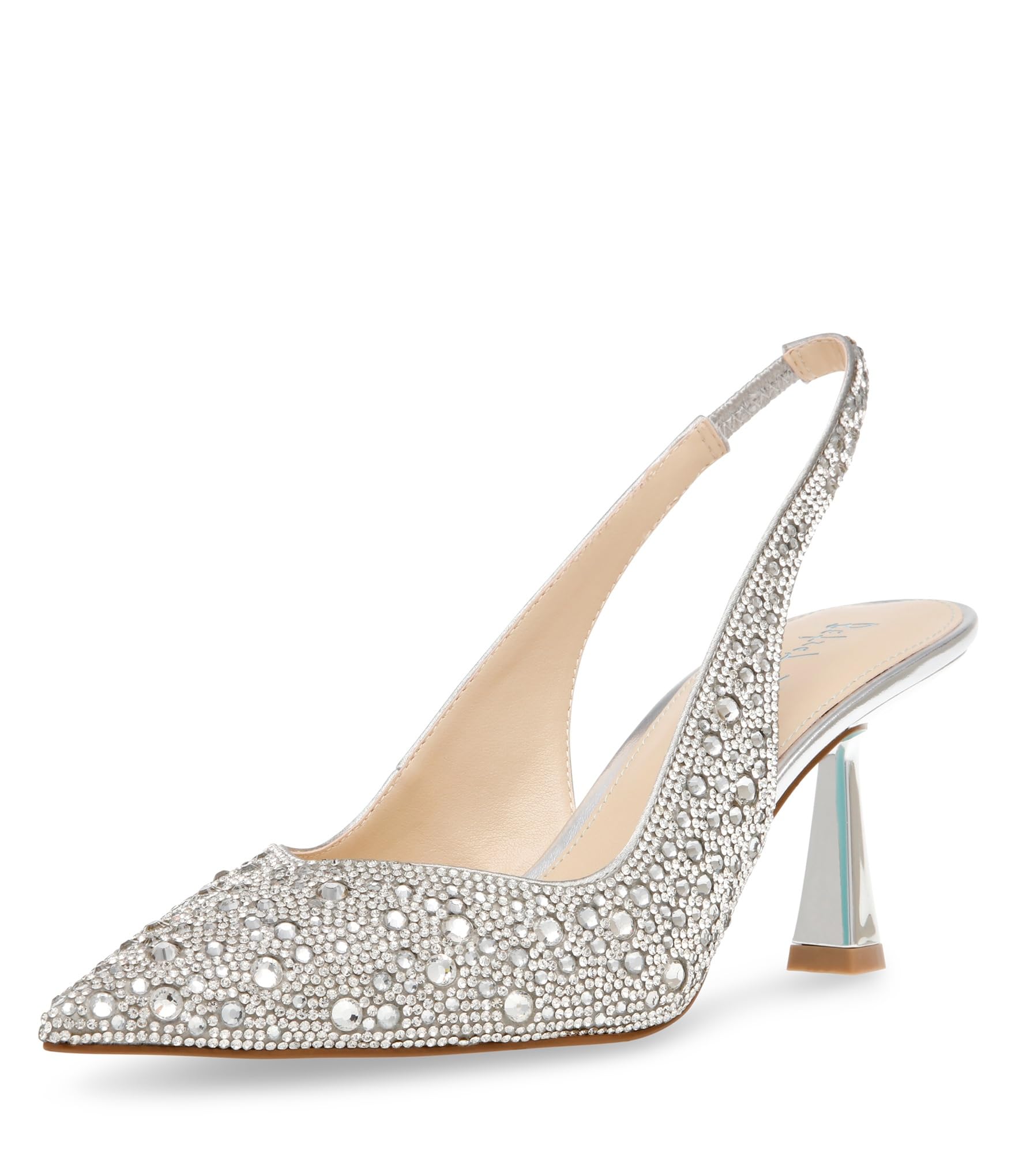Betsey Johnson Women's Clark Pump, Silver, 9.5 - Image 1