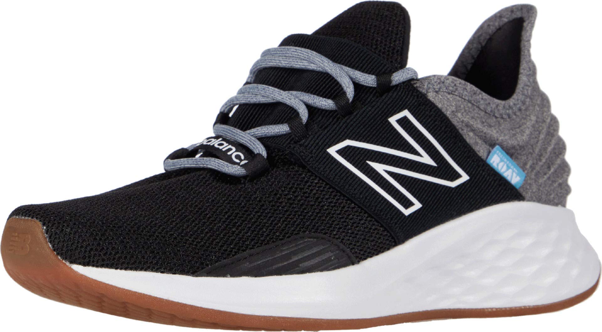 New Balance Women's Fresh Foam Roav V1 Sneaker, Black/Light Aluminum, 11 - Image 5