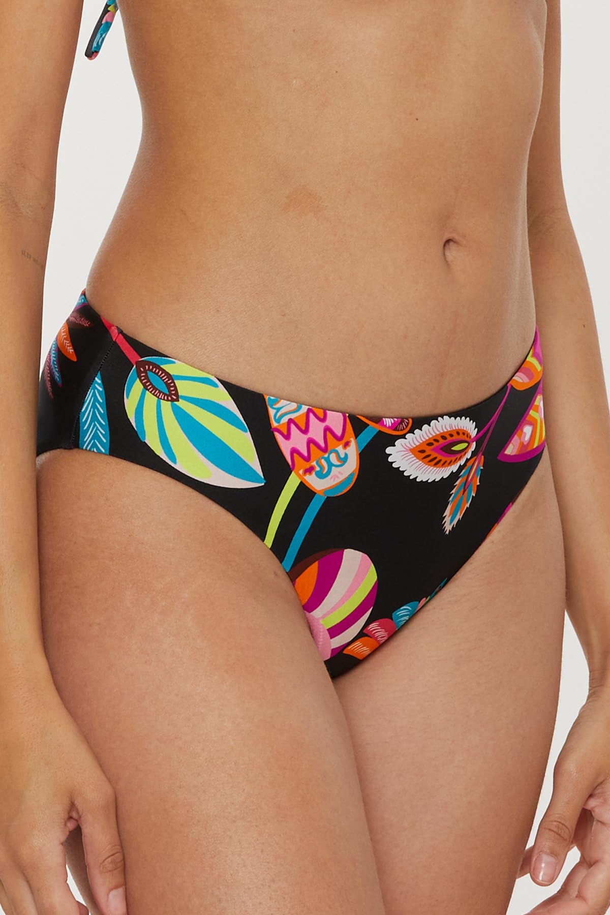 Trina Turk Women's Standard Luminary Hipster Bikini Bottom, Floral Print, Cheeky Coverage, Swimwear Separates, Multicolor - Image 2