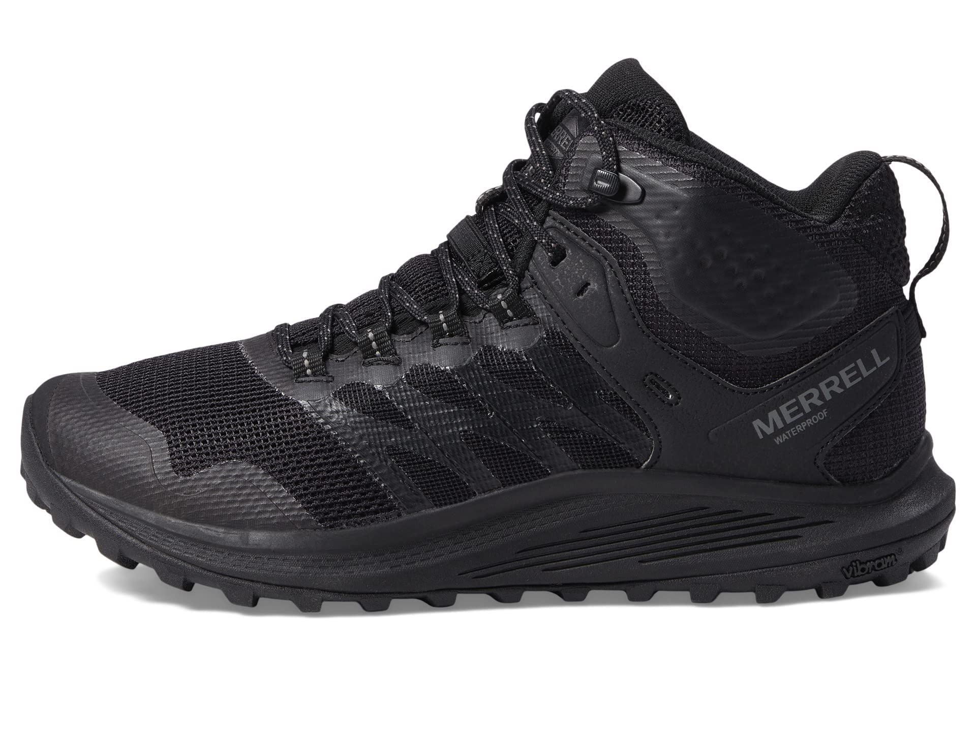 Merrell Men's Nova 3 Tactical Mid Waterproof Military Boot, Black/Charcoal, 7.5 - Image 4