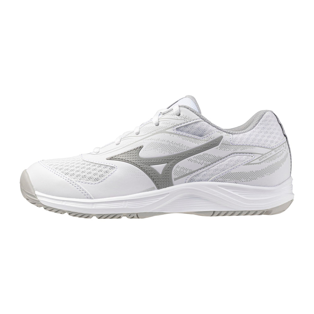 Mizuno Break Shot 5 AC Women's Racquet Sports Shoe Tennis, White/Ultimate Grey, 9.5 - Image 1