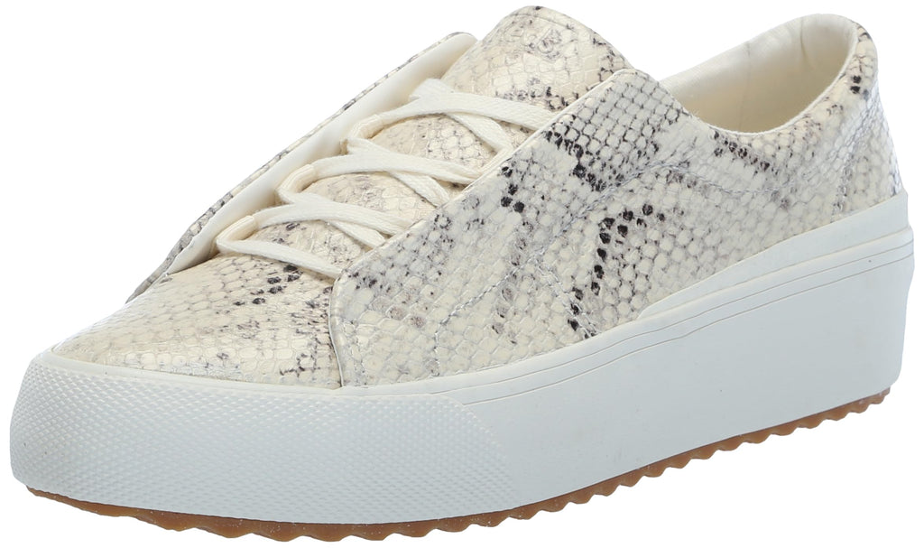 Keds Remi Slip on, Sneaker Womens, Cream Snakeskin Leather, 10 Medium - Image 1