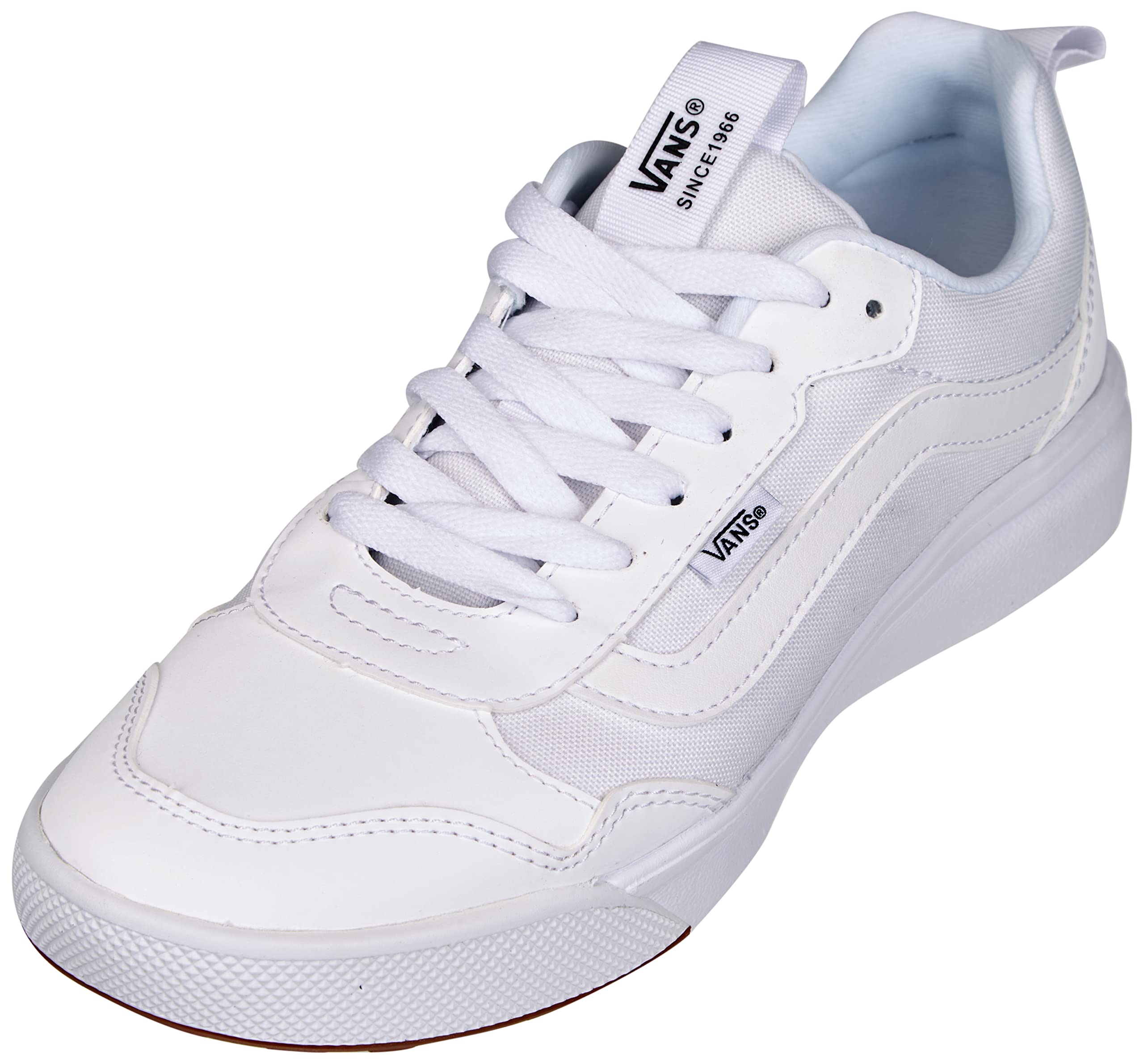Vans Women's Range EXP Shoe, Tumble Canvas White White, 10 M US - Image 5