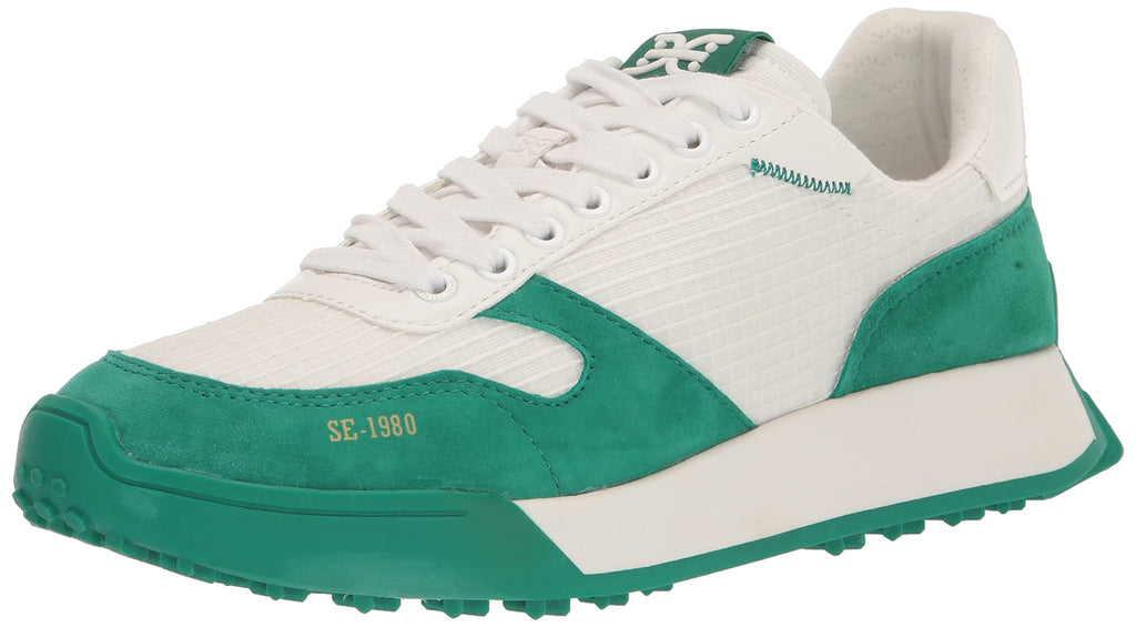 Sam Edelman Women's Layla Sneaker Green/White 7.5 Medium - Image 1