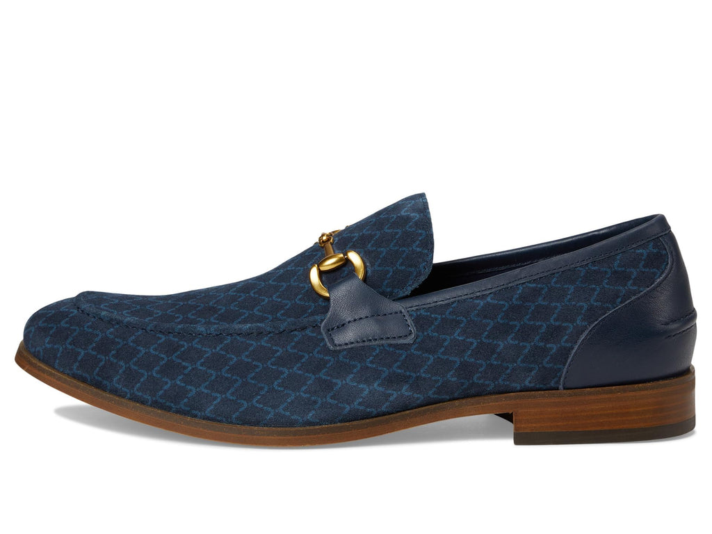 Stacy Adams Men's Brinkley Moc Toe Slip On Loafer, Navy, 12 - Image 8