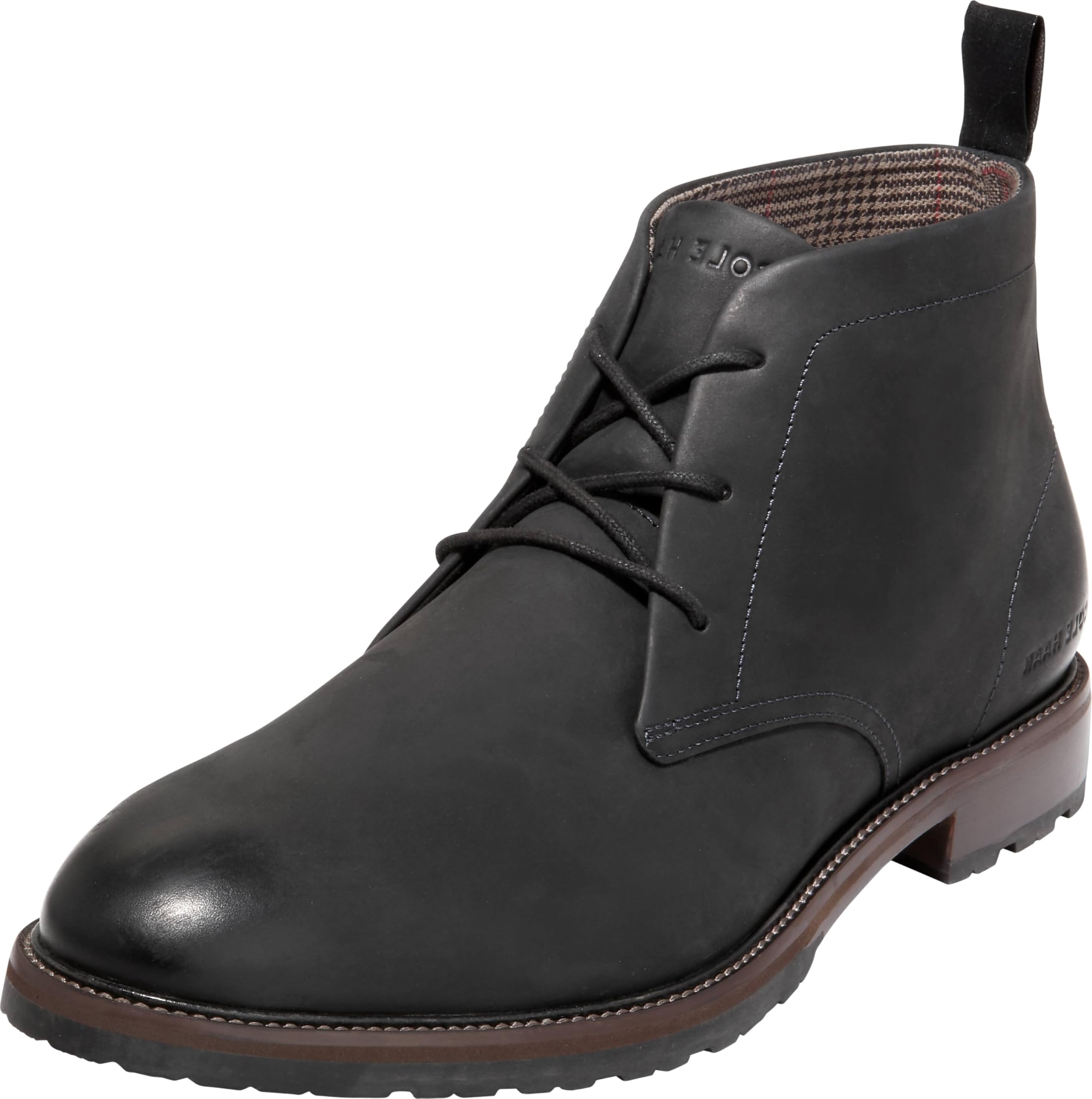 Cole Haan Mens Berkshire Lug Chukka Boot, Black Waxy Leather,11.5-M - Image 1