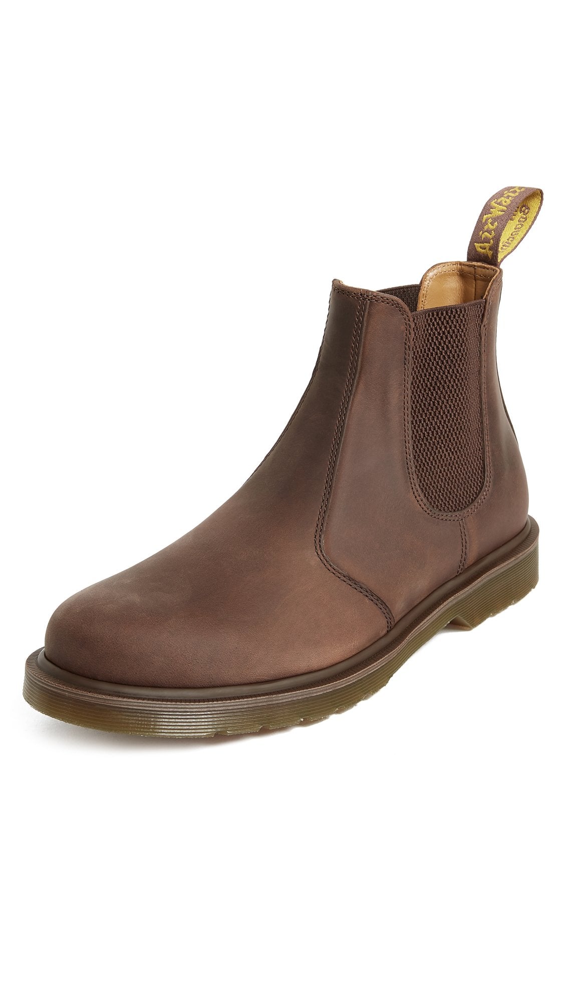 Dr. Martens Unisex 2976 Chelsea Boot, Dark Brown Crazy Horse, 6 US Women / 5 US Men - Image 1