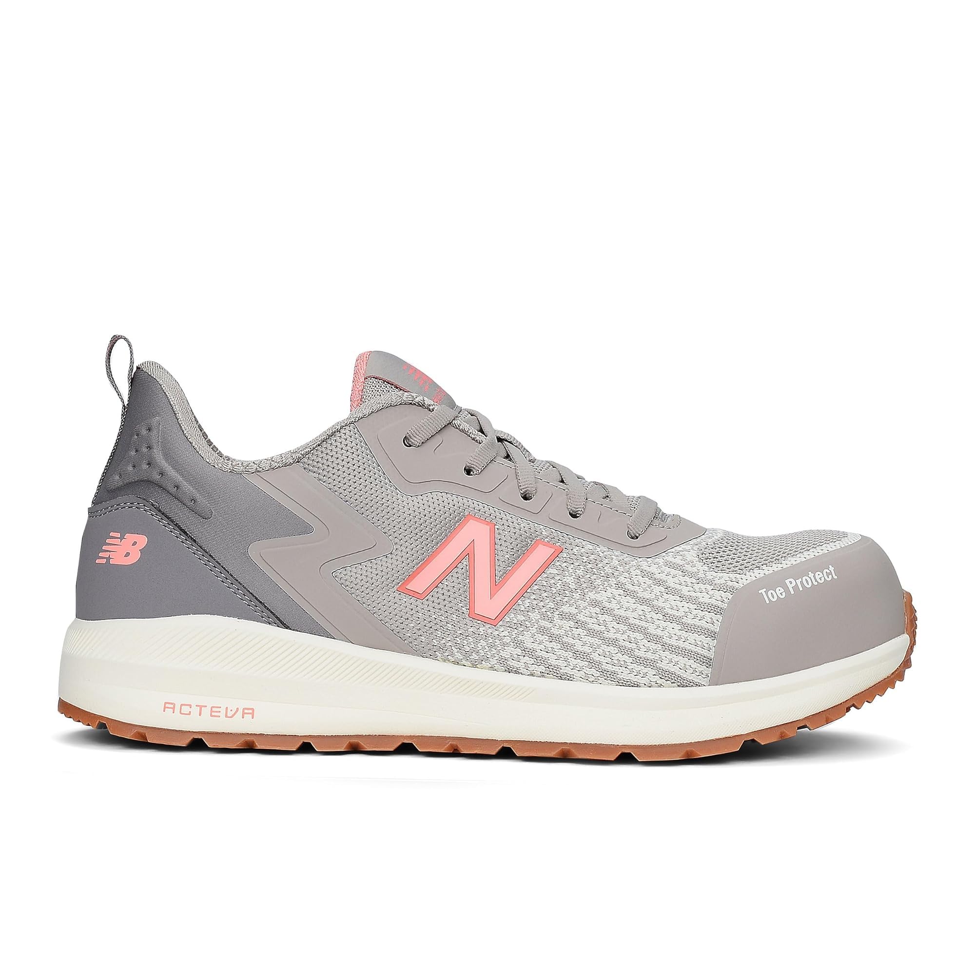 New Balance Women's Speedware Composite Toe Shoe - Slip Resistant, Puncture Resistant, Electrical Hazard, Beige/Desert Flower, 9.5 Wide - Image 9