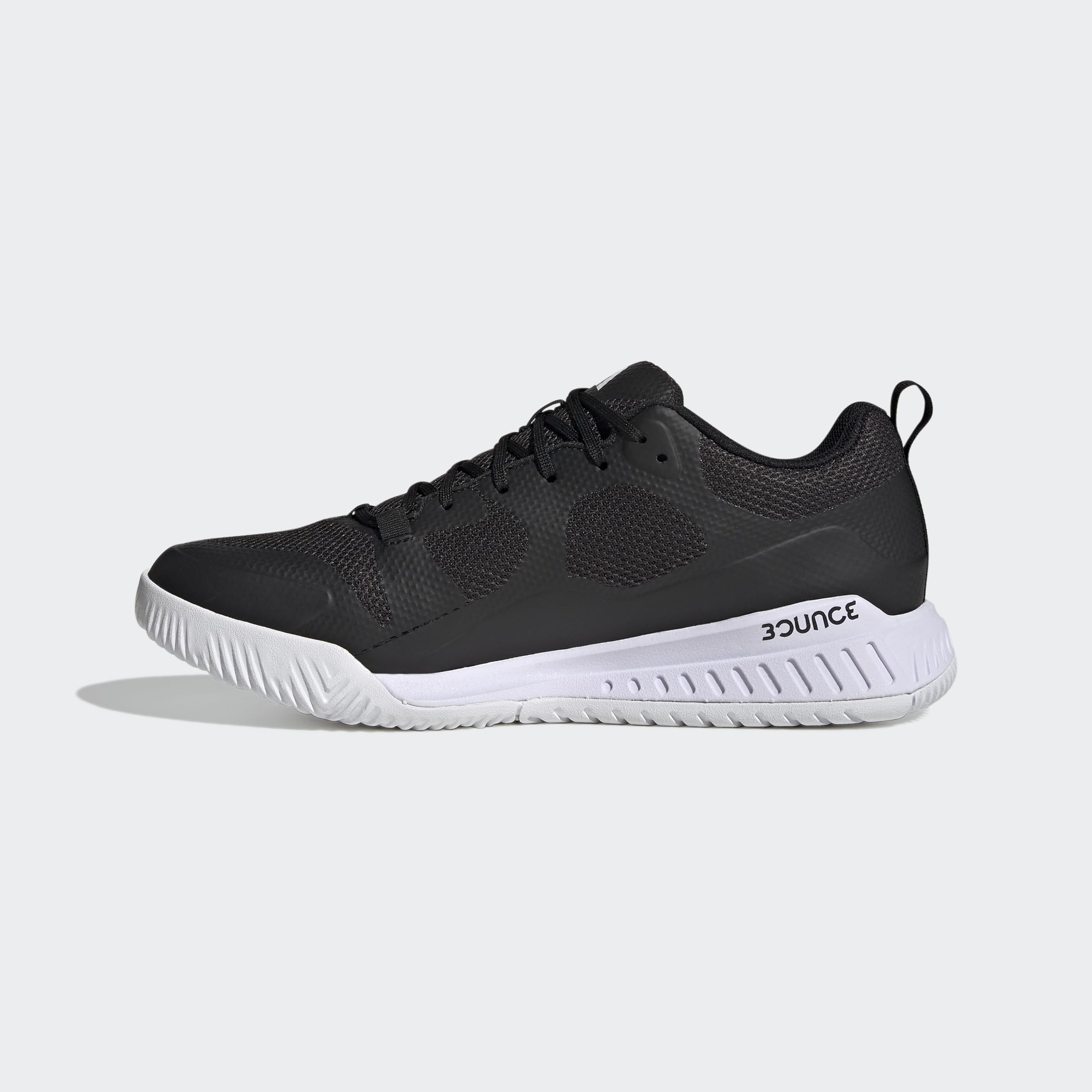adidas Men's Court Team Bounce 2.0 Indoor Shoe, Black/White/Black, 13 - Image 3