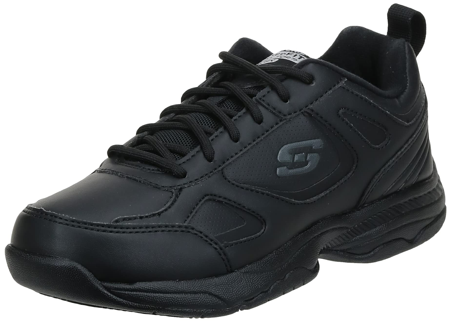 Skechers for Work Women's Dighton Bricelyn Work Shoe, Black, 11 M US - Image 1