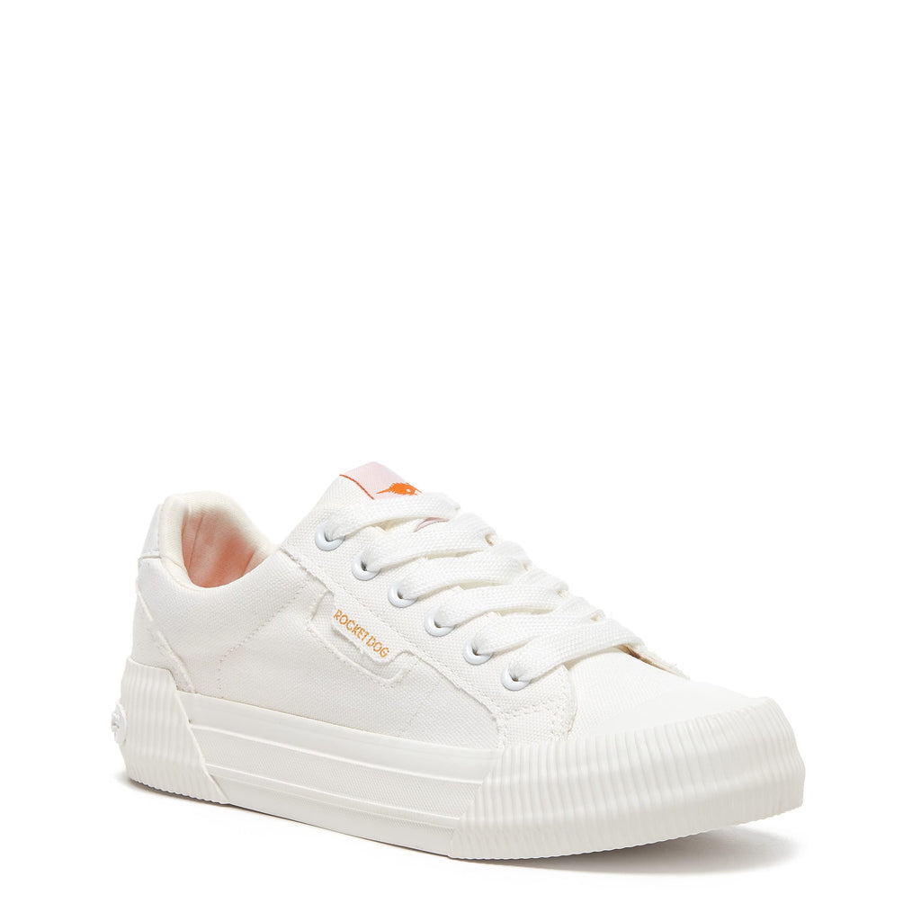 Rocket Dog Women's Cheery Sneaker, Canvas White, 8 - Image 1