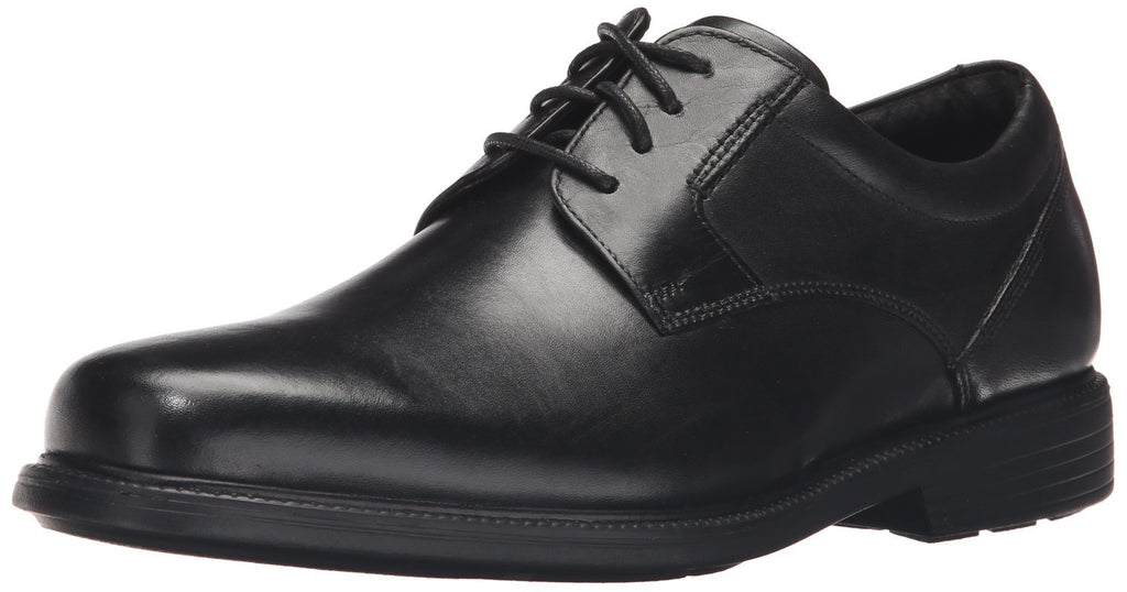 Rockport Mens Charlesroad Plaintoe Oxfords-shoes, Black, 13 Wide US - Image 1