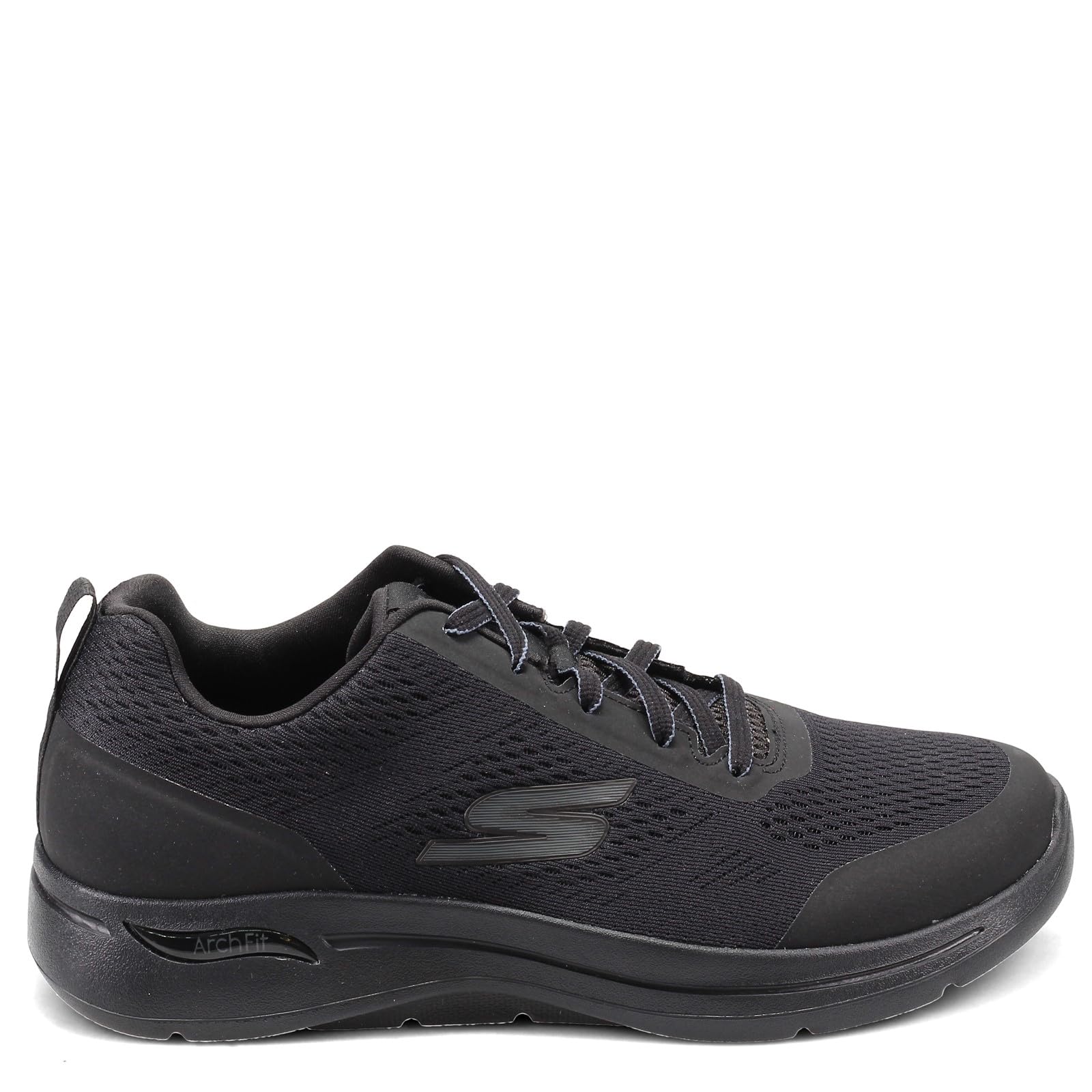 Skechers Men's Go Walk Arch Fit Idyllic Sneaker, Black, 9