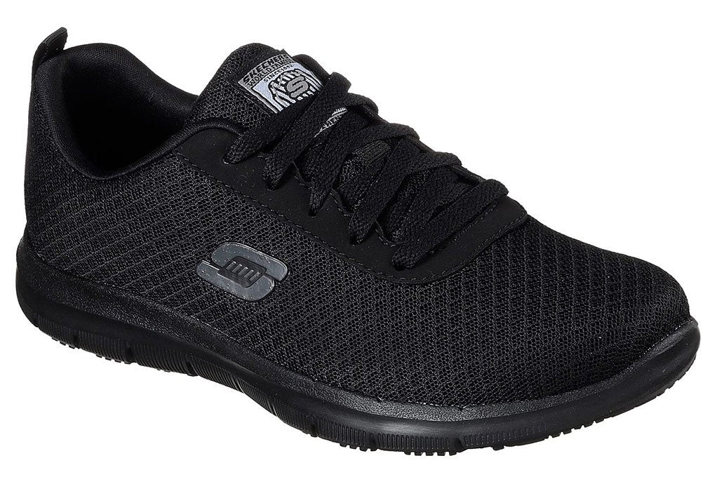 Skechers Women's Ghenter Bronaugh Work Shoe, Black, 11 - Image 2