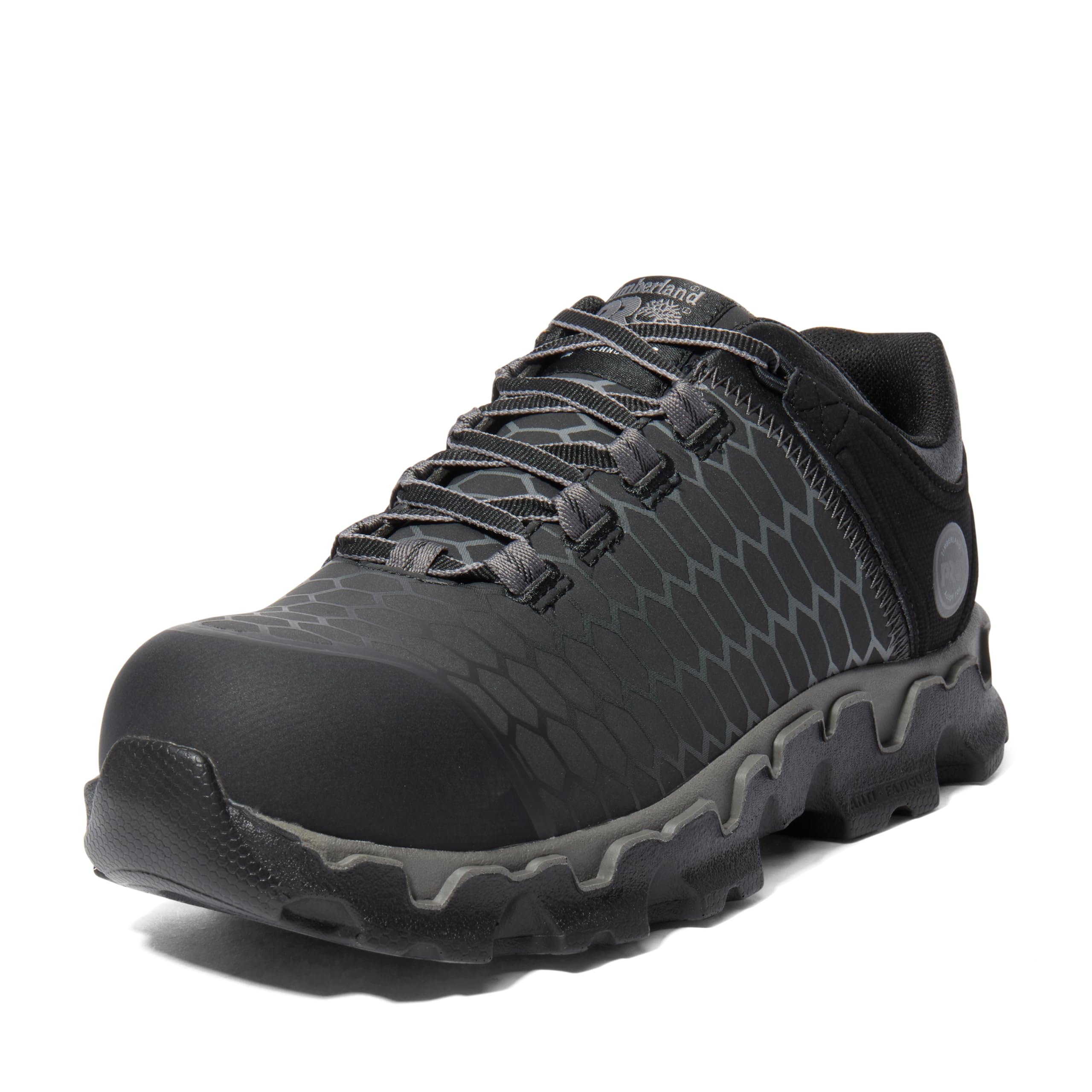 Timberland PRO Women's Powertrain Sport Alloy Safety Toe Industrial Athletic Work Shoe, Black/Grey-2024 New, 6.5M - Image 9