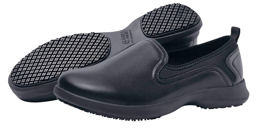 Shoes for Crews Women's Quincy Sneaker, Black - Image 1