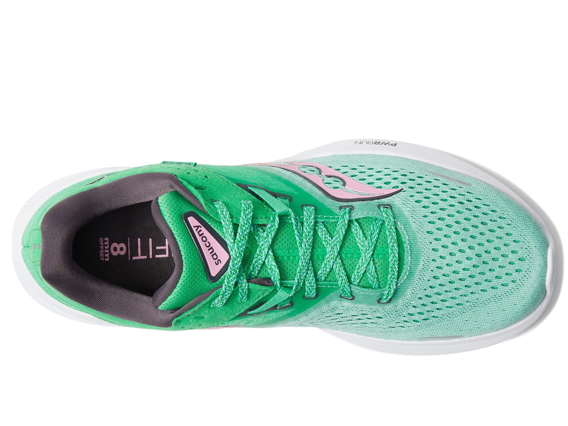 Saucony Women's Ride 16 Sneaker, SPRIG/Peony, 6 - Image 7