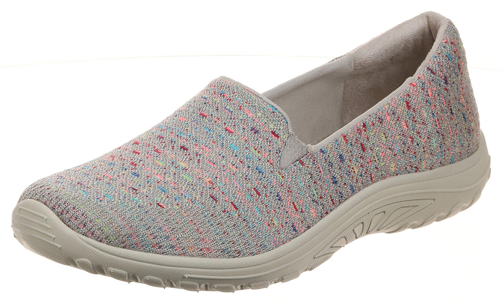Skechers Women's Reggae Fest-Wicker-Engineered Knit Twin Gore Slip on (Willows) Loafer Flat, Taupe, 7 - Image 1