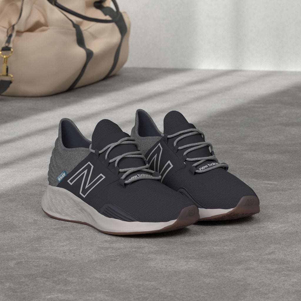 New Balance Women's Fresh Foam Roav V1 Sneaker, Black/Light Aluminum, 11 - Image 6