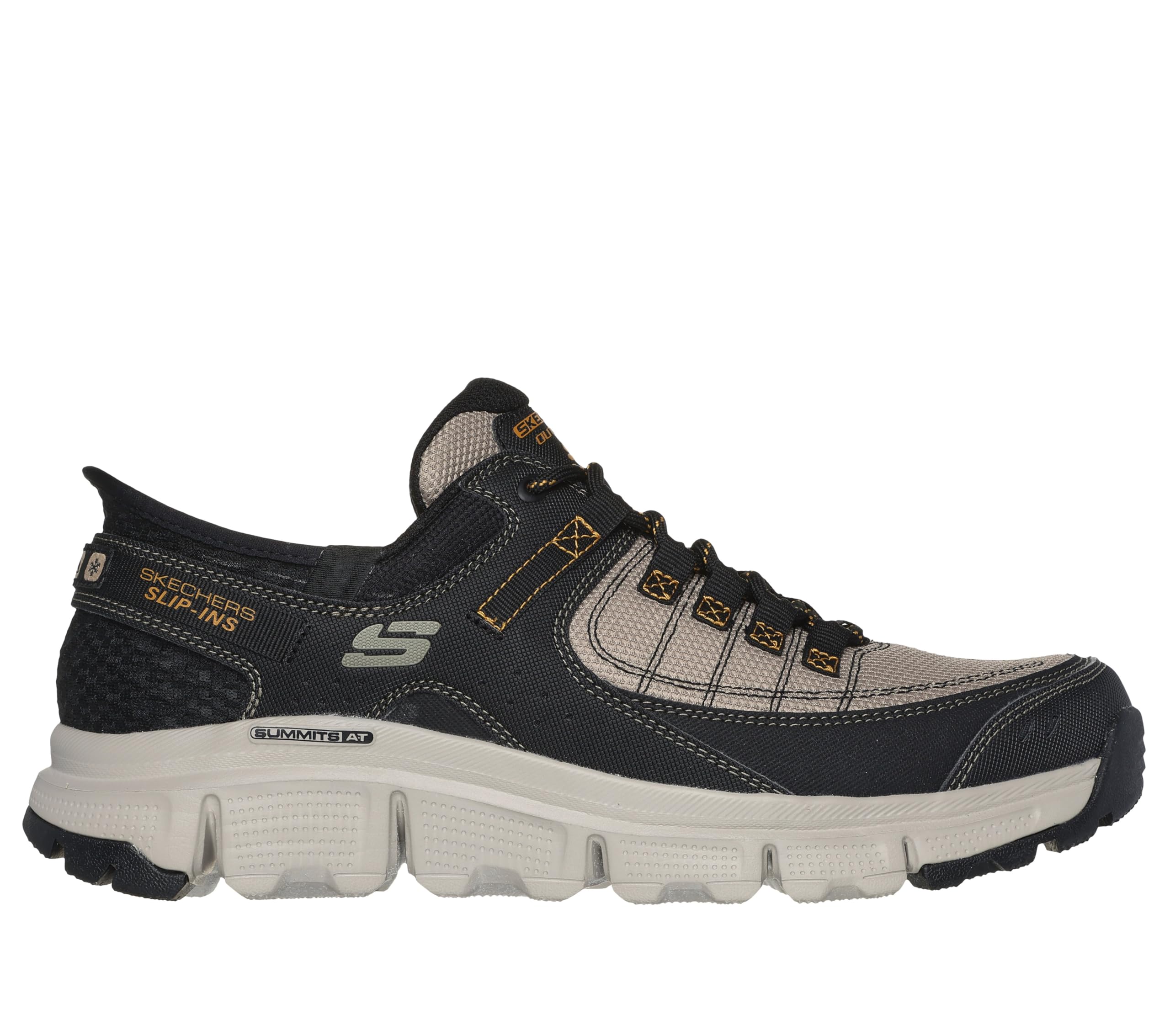 Skechers Men's Summits at Hands Free Slip-in Sneaker,Taupe/Black,8.5 - Image 5