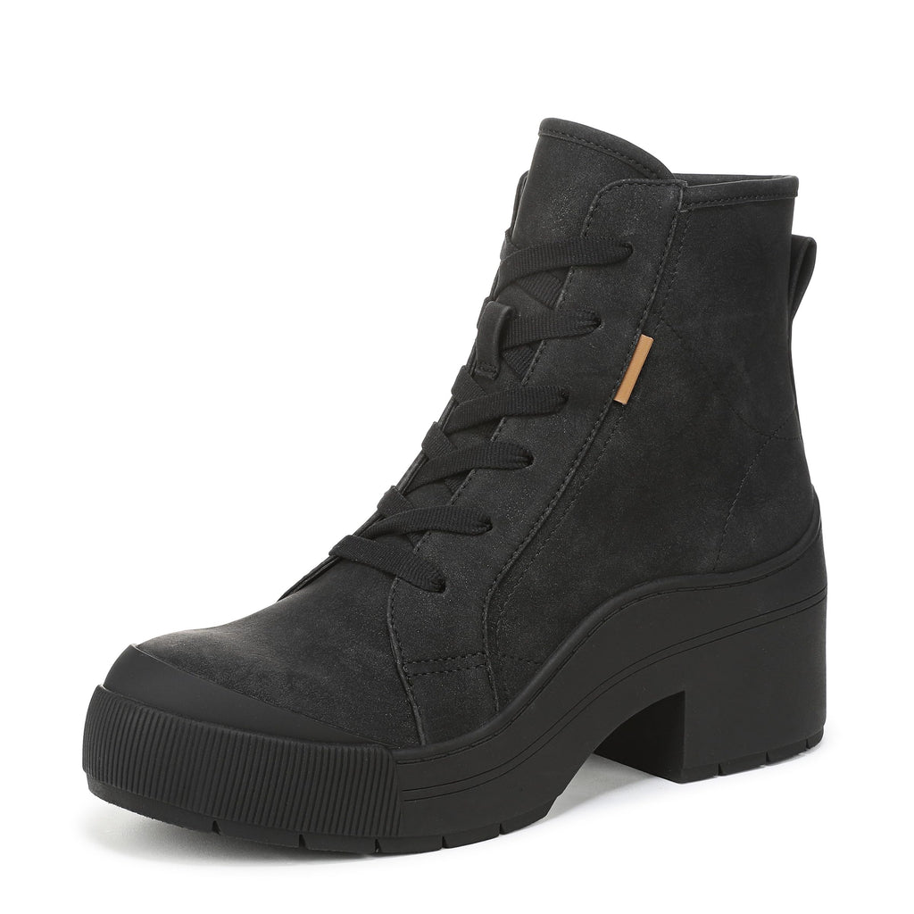 Dr. Scholl's Women's Time Off Up Ankle Boot Black 8 M - Image 1