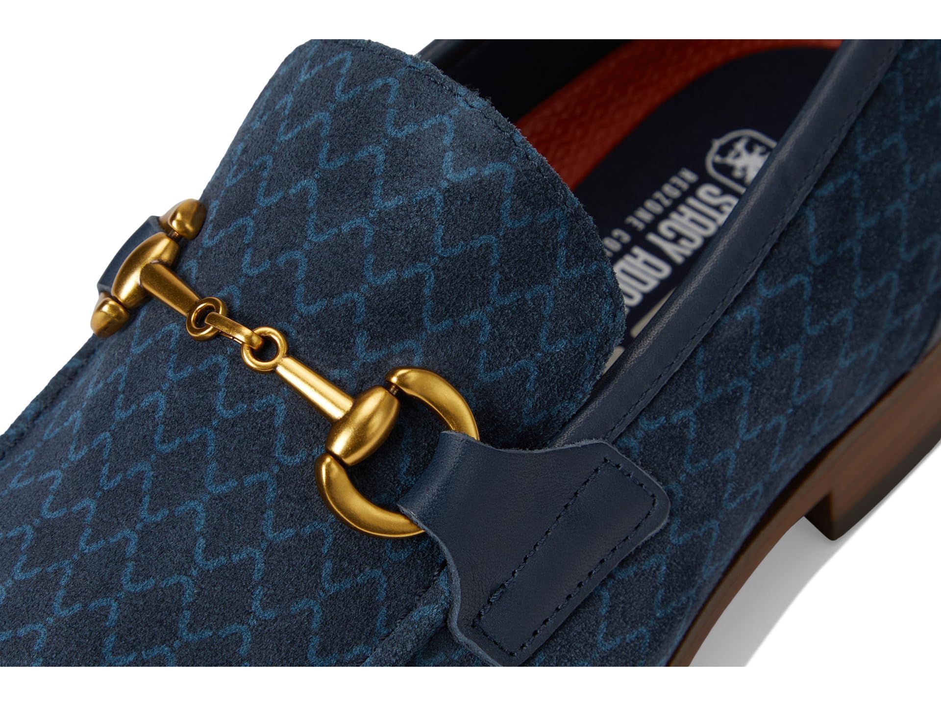 Stacy Adams Men's Brinkley Moc Toe Slip On Loafer, Navy, 12 - Image 10