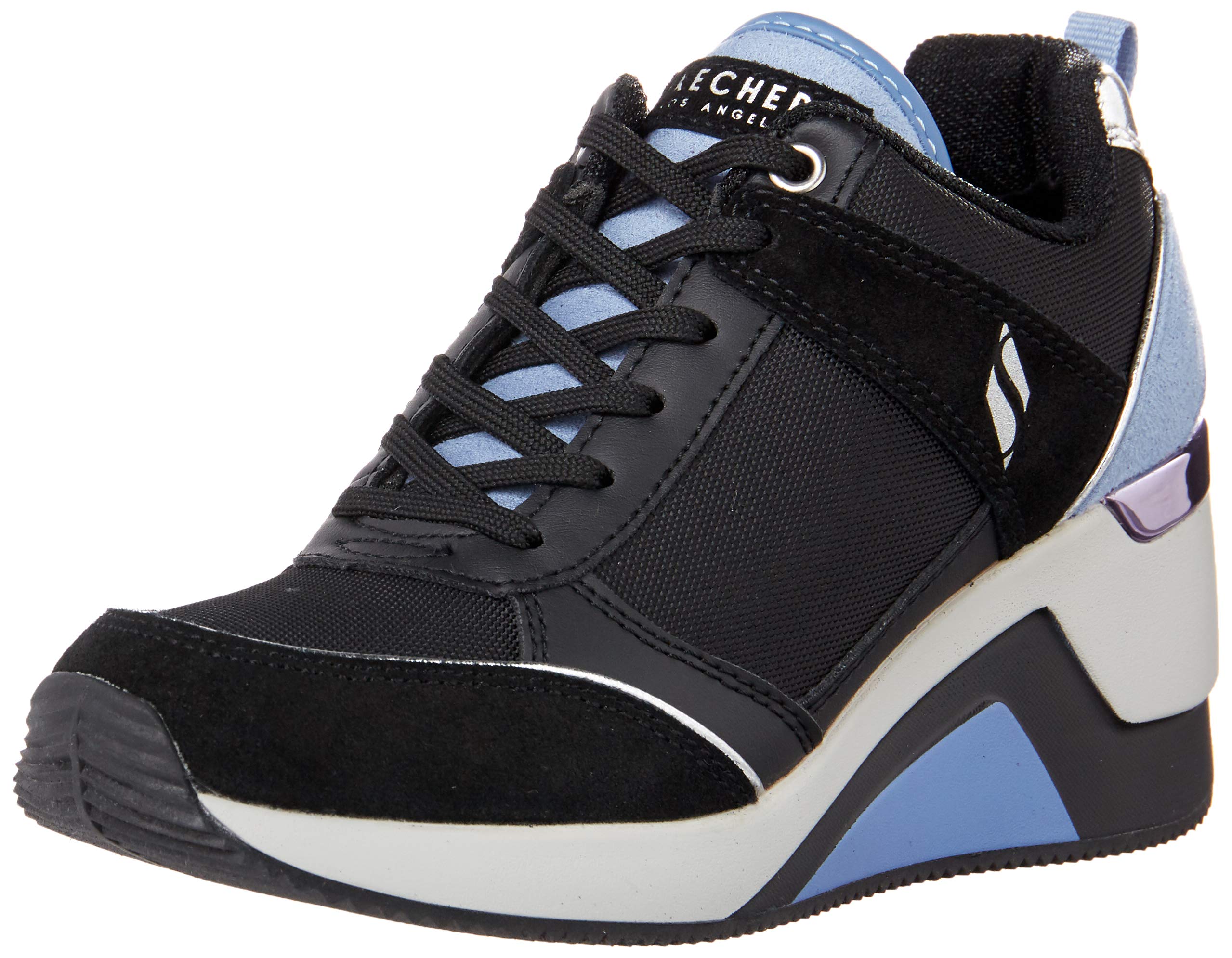 Skechers womens Million - High N' Fly BLACK 7 medium US - Image 1